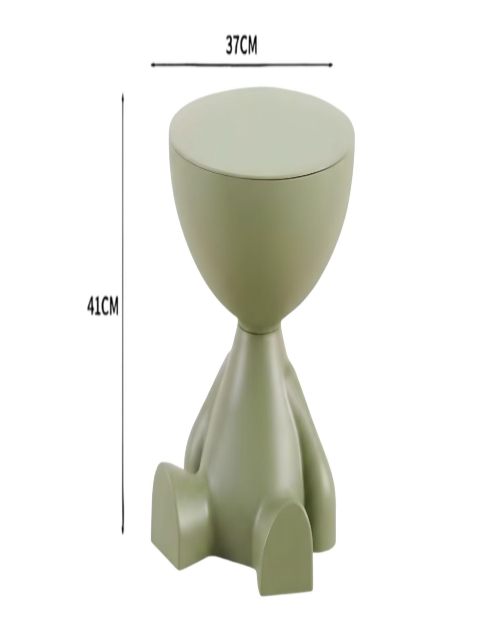 MESA ELEGANTE DE ARRIMO VERDE OLIVA-1