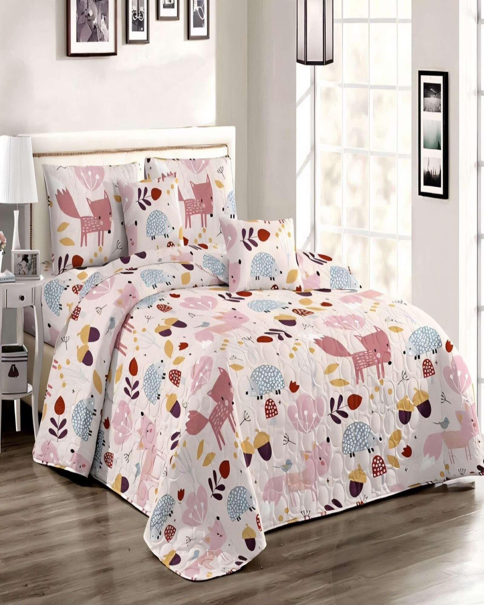 Colcha Quilt de Verano plaza y media infantil niña 180X230 CM C13-2