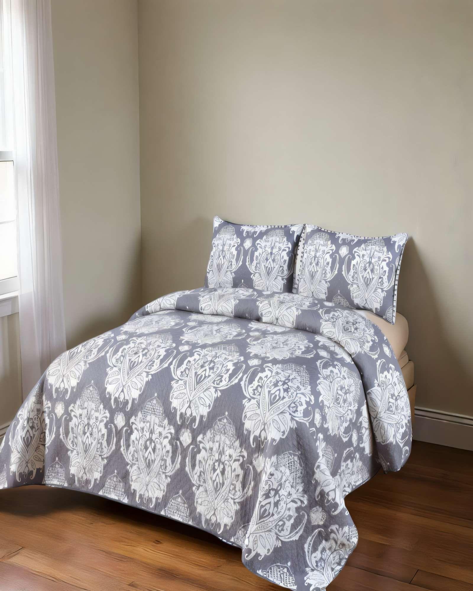 CUBRECAMA DE VERANO CON DISENO Y POMPON KING MULTICOLOR 05-3