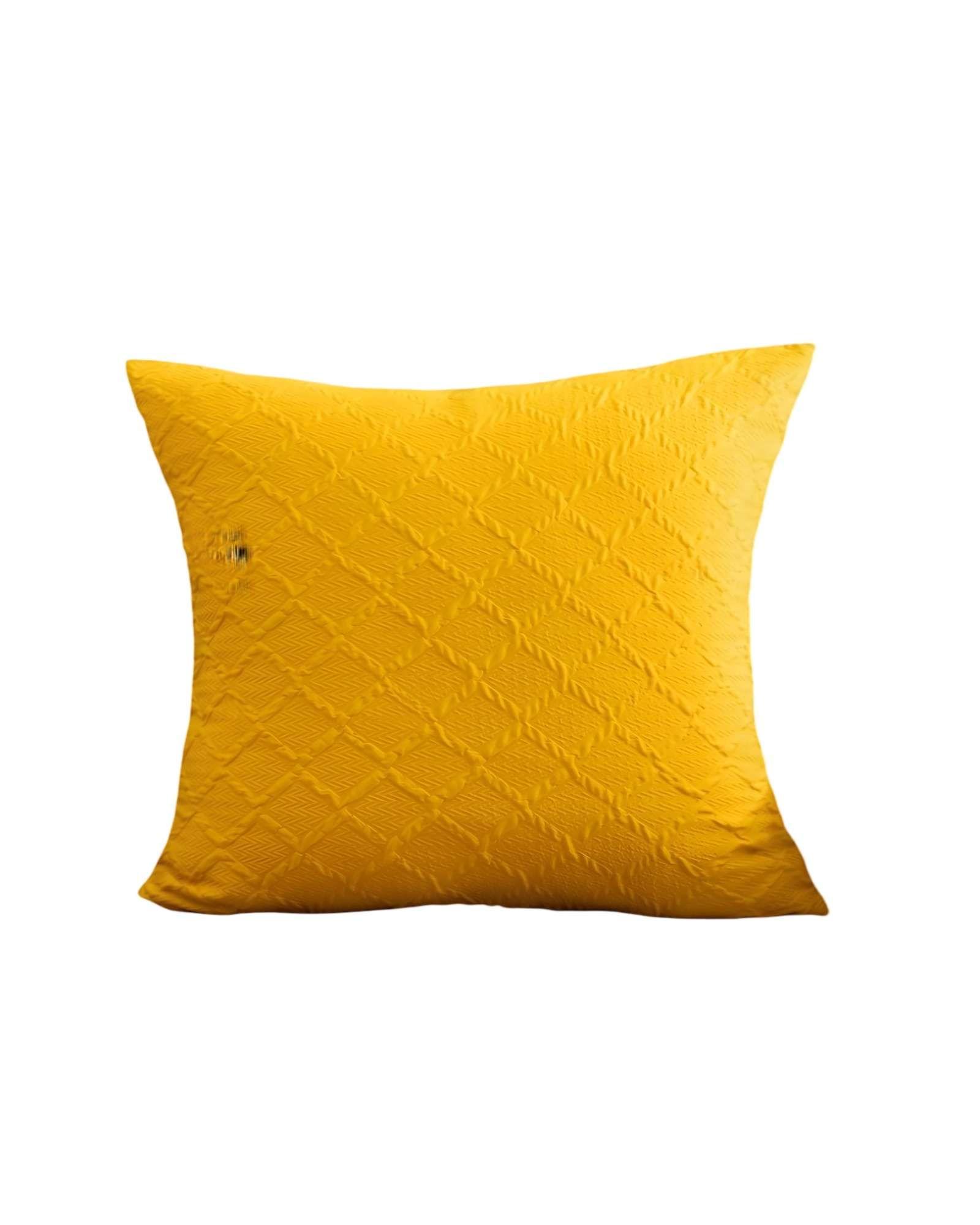 PACK DE 4 FUNDAS DE TERCIOPELO TRENZADO AMARILLO-0