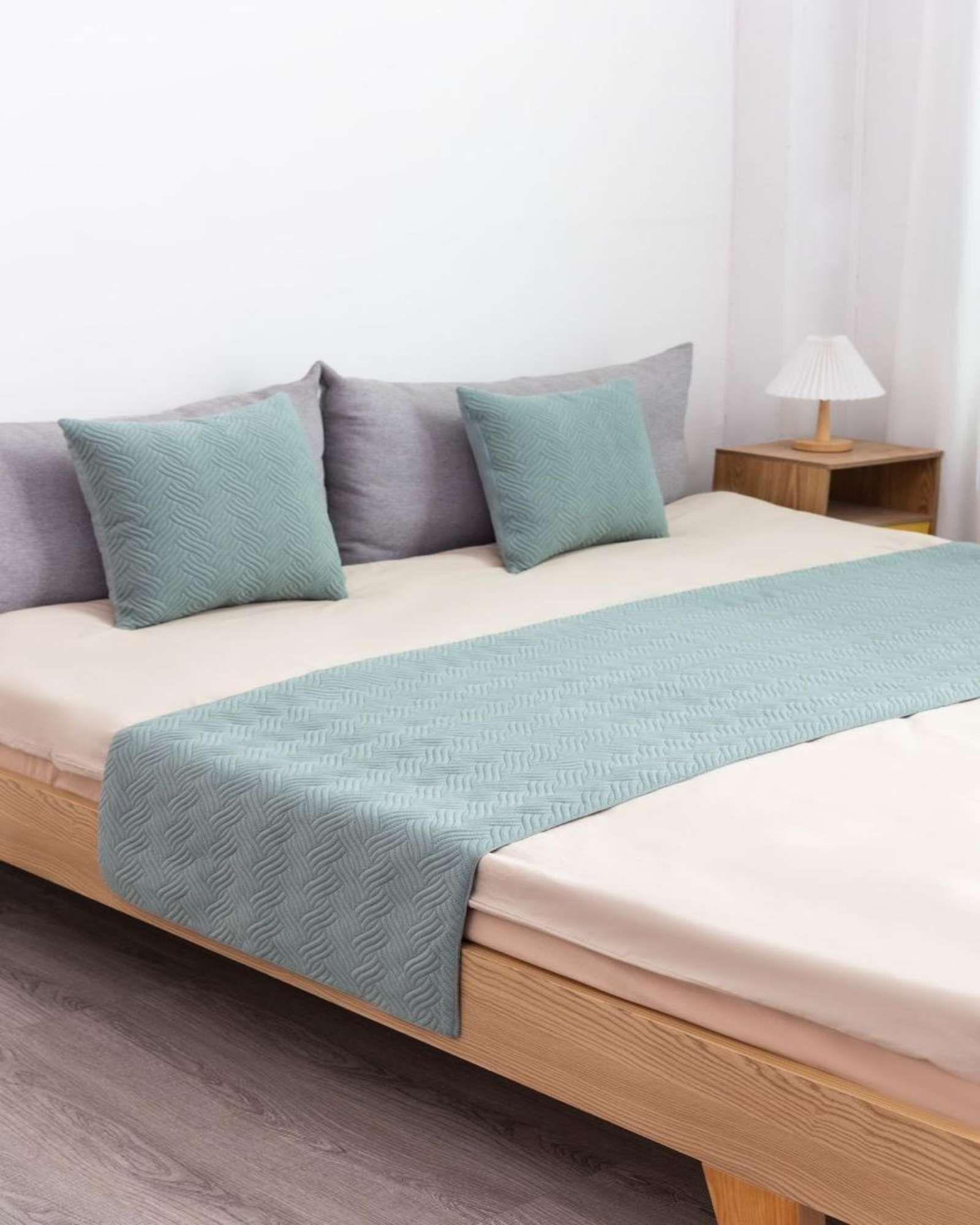 PIECERA MAS 2 FUNDAS ELEGANTE VERDE MENTA-2