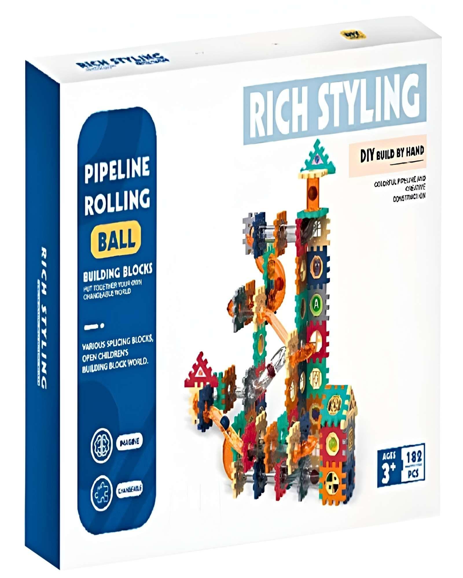 SET DE BLOQUES DE CONSTRUCCION DE 182 PIEZAS-4