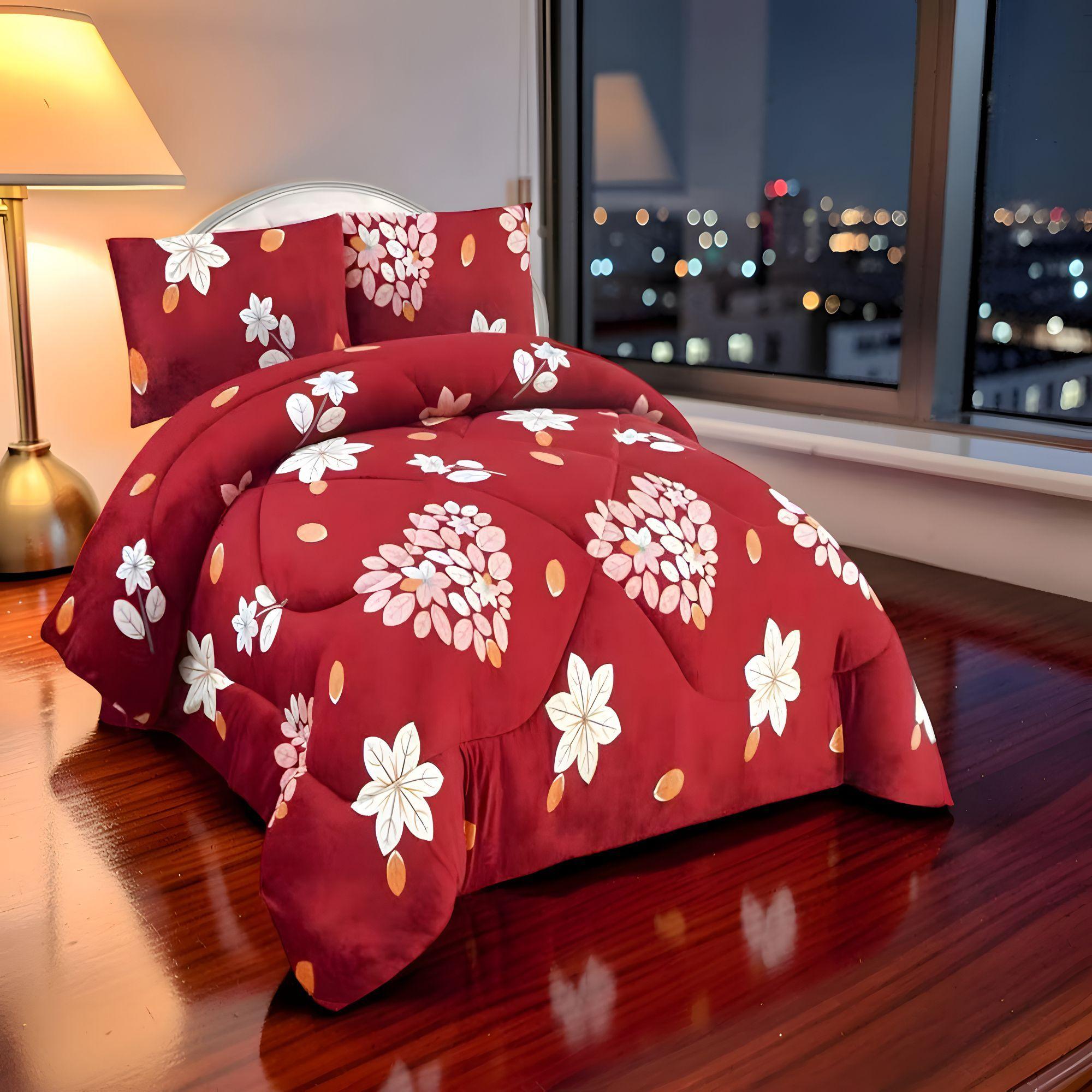 PLUMON INVIERNO CON DISEÑO 2 PLAZA 230CM X 250CM 9-1