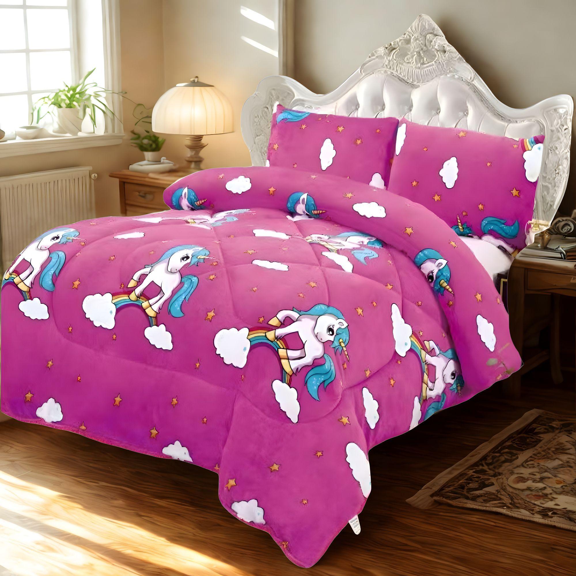 PLUMON INVIERNO CON DISEÑO PLAZA Y MEDIA 180CM X 230CM 3-0