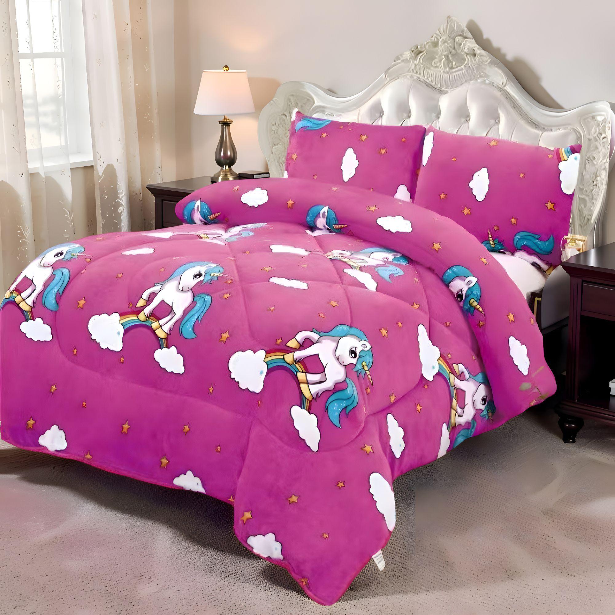 PLUMON INVIERNO CON DISEÑO PLAZA Y MEDIA 180CM X 230CM 3-1