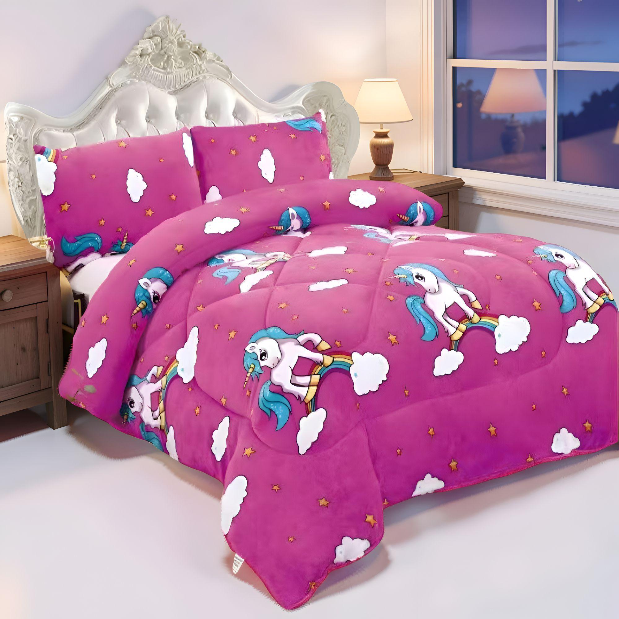 PLUMON INVIERNO CON DISEÑO PLAZA Y MEDIA 180CM X 230CM 3-2