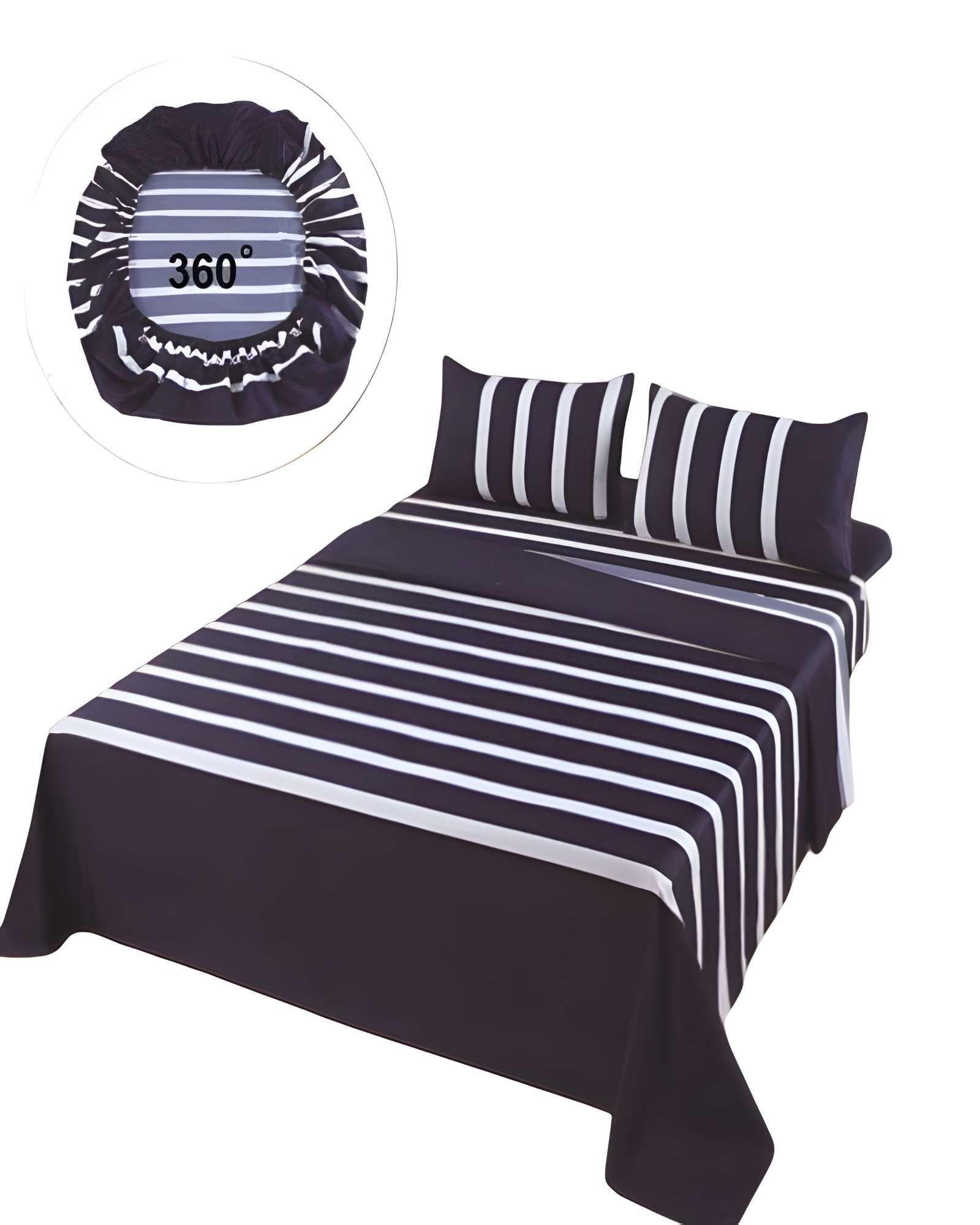 JUEGO DE SABANAS CASA SOL SUPER KING AZUL OSCURO-1