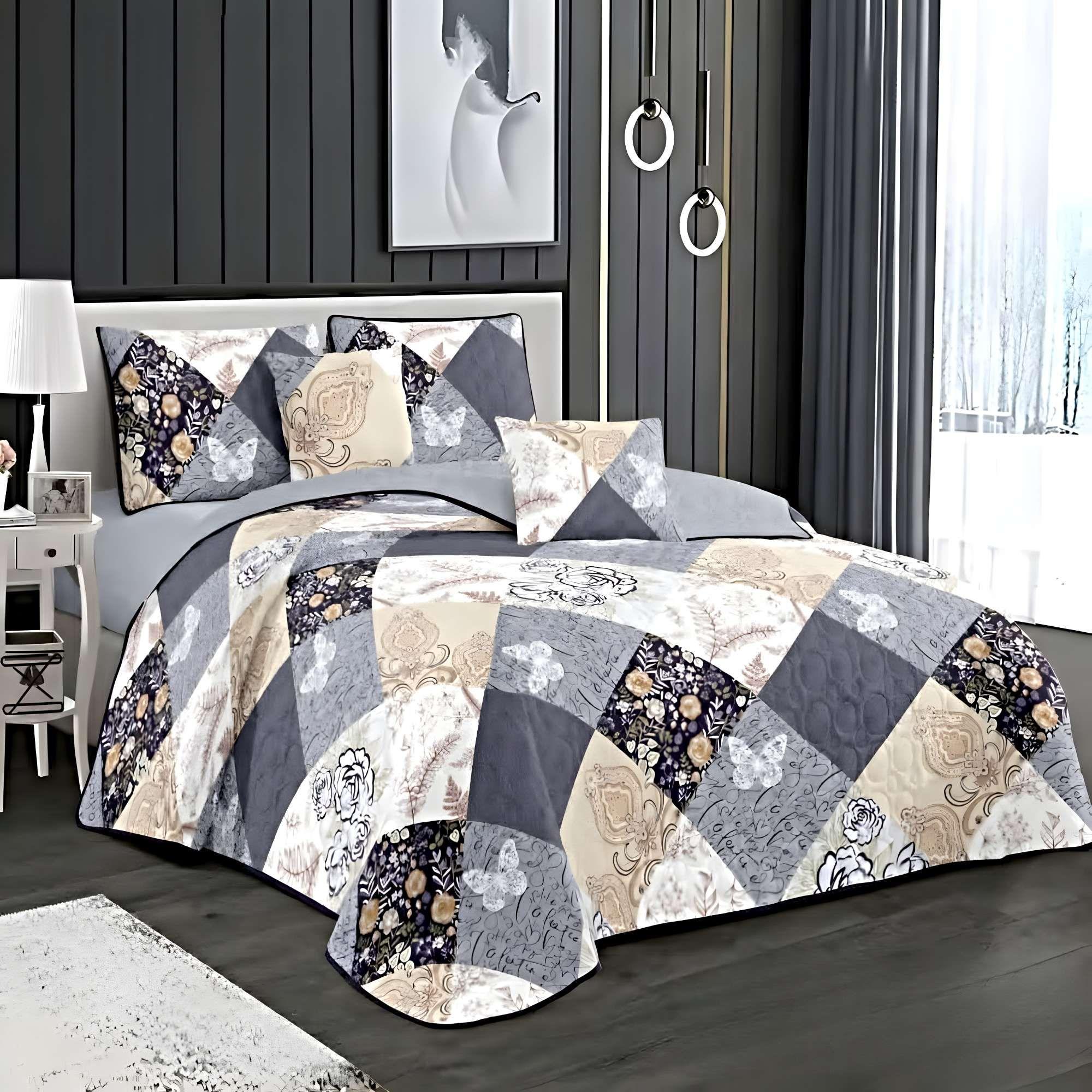CUBRECAMA QUILT DE VERANO LIVIANO 2 PLAZAS C2-1