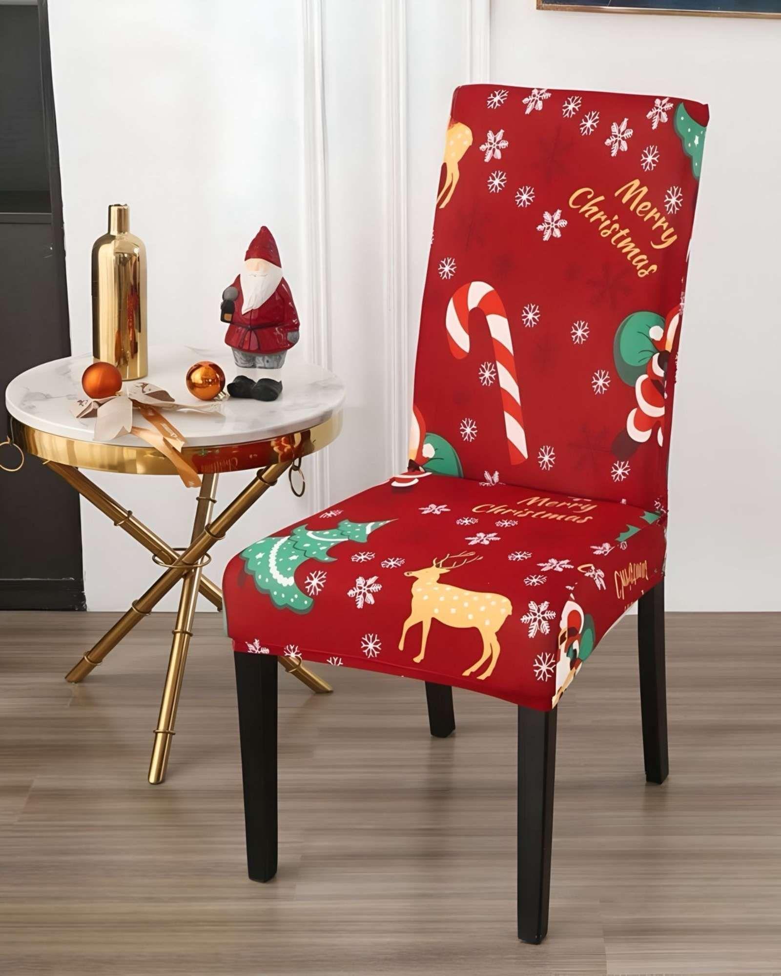 SET DE 6 FUNDAS PARA SILLAS DE NAVIDAD N13-3