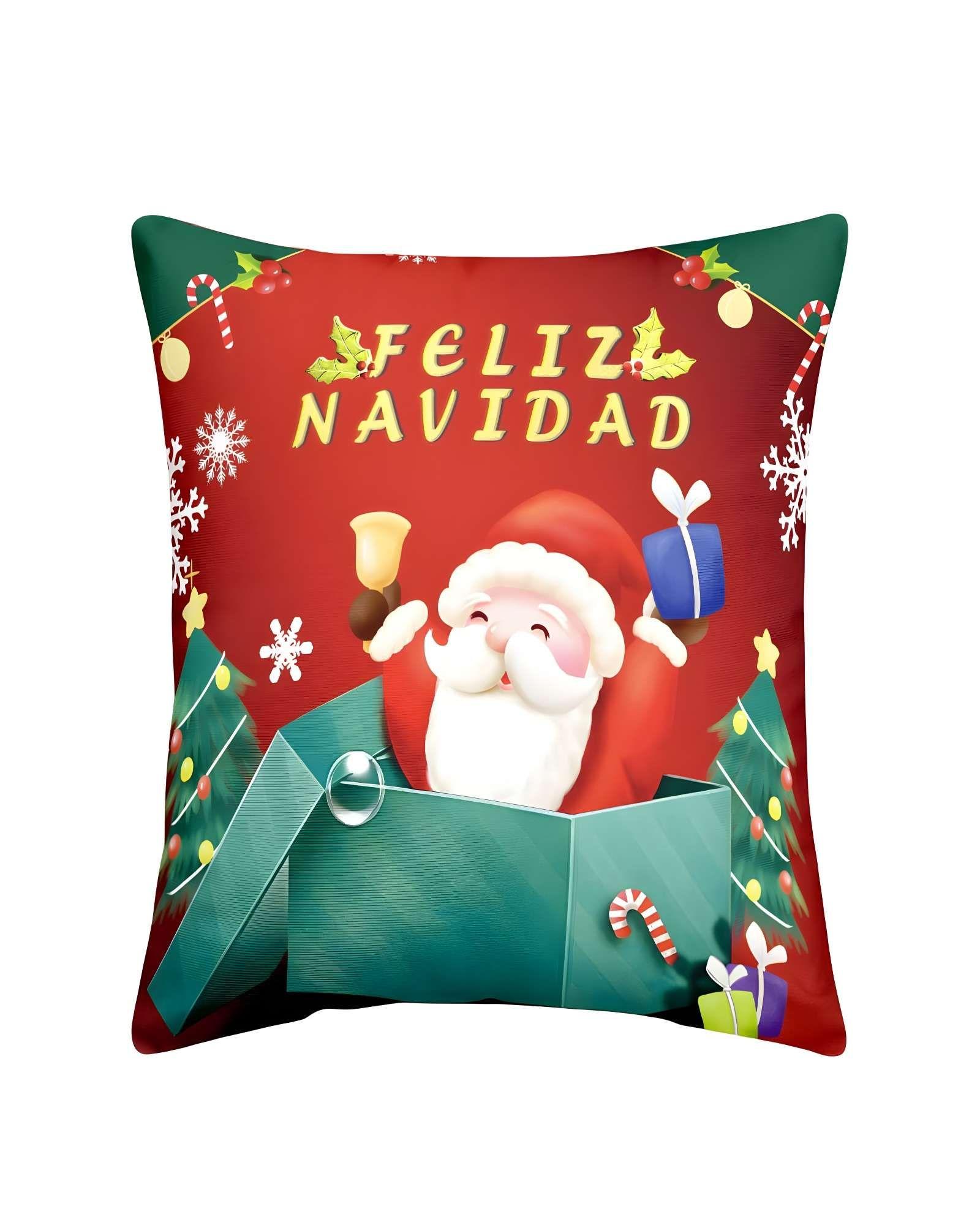 SET DE 2 FUNDAS DE COJINES DE NAVIDAD 45X45 CM A08-1