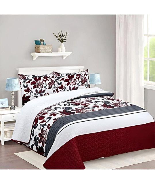 CUBRECAMA QUILT SHERPA INVIERNO PLAZA Y MEDIA C23-2