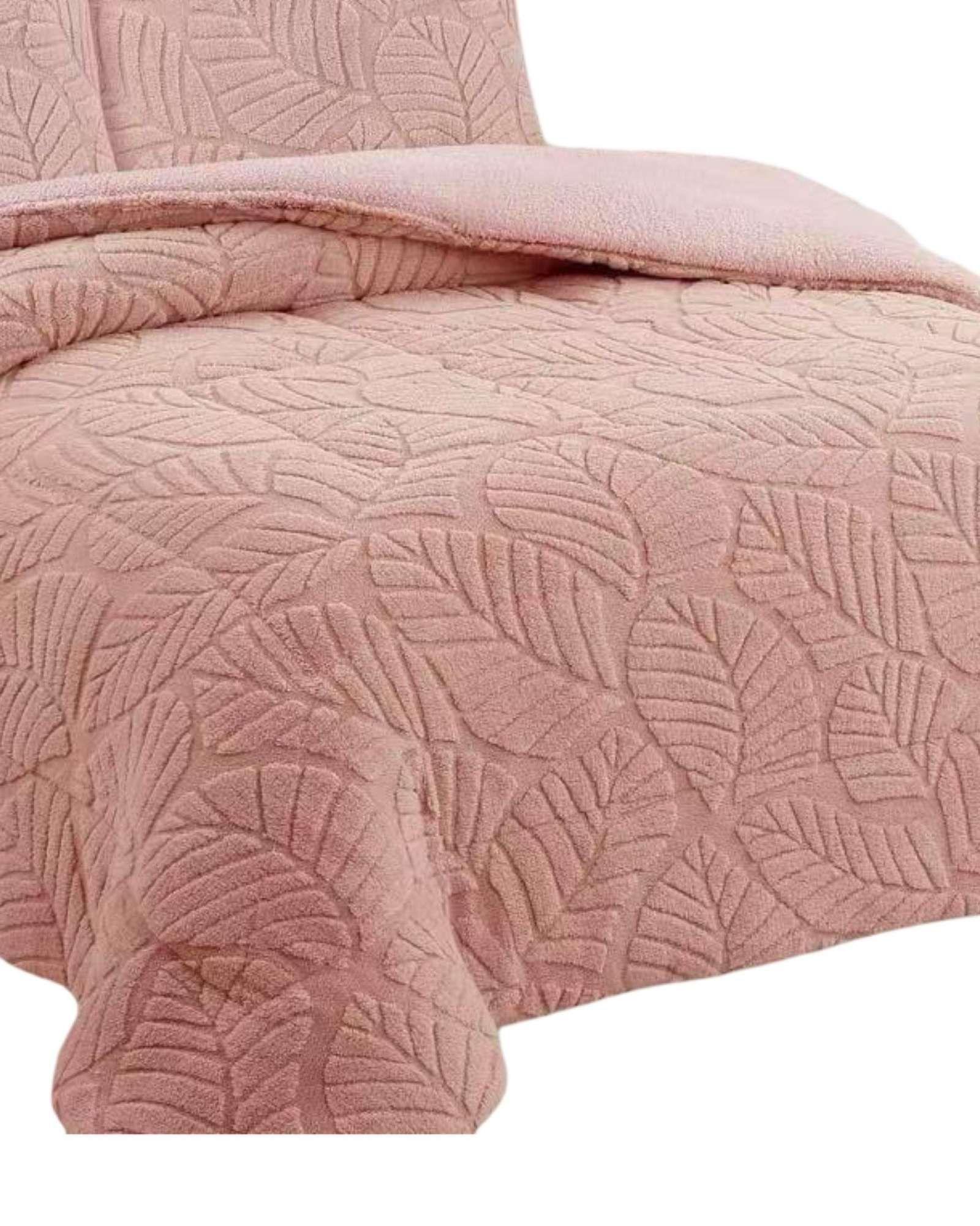 CUBRECAMA DE INVIERNO 2025 CON CHIPORRO KING ROSA -1