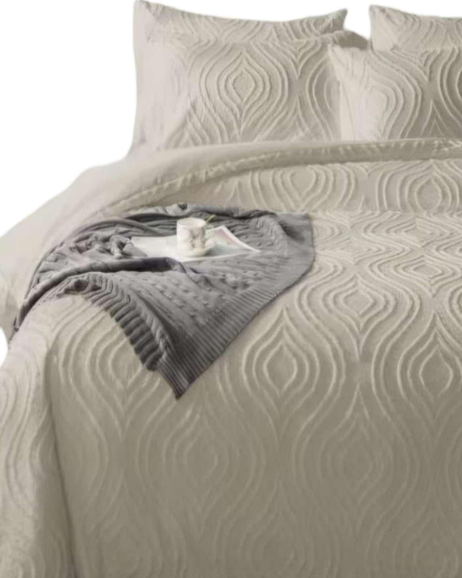 quilt cubrecama VERANO DELGADO NO ACOLCHADO 2 PLAZAS V02-1