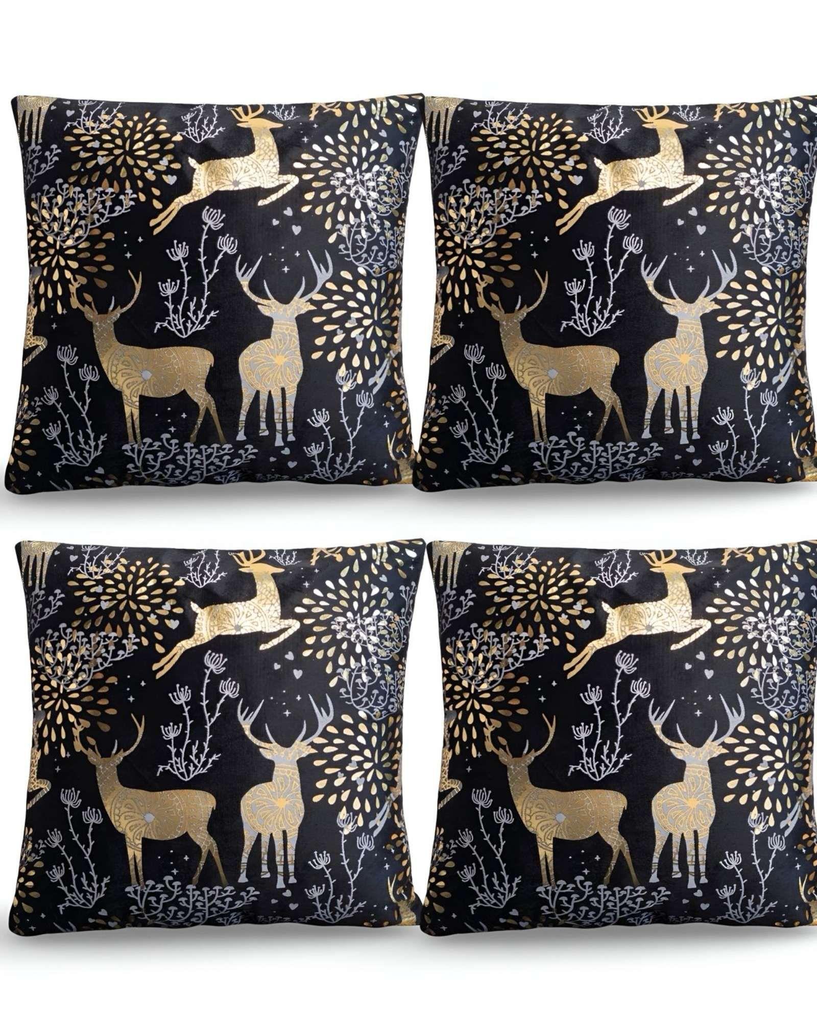 SET DE 4 FUNDAS DE COJIN PARA NAVIDAD M6-0