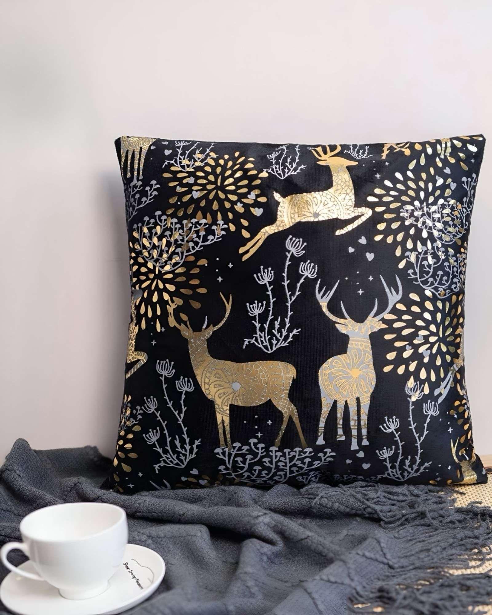 SET DE 4 FUNDAS DE COJIN PARA NAVIDAD M6-1