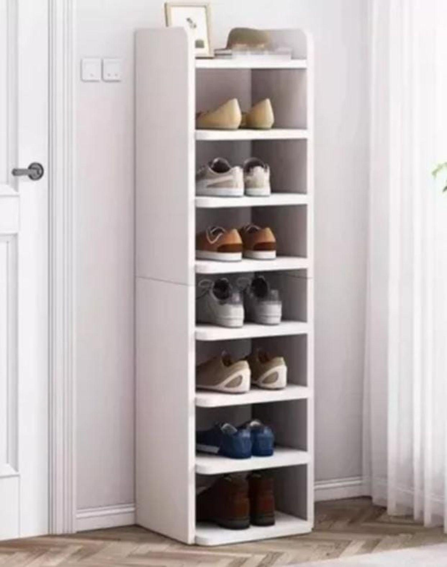Organizador Armable Zapatera Madera 8 Niveles Closet-2