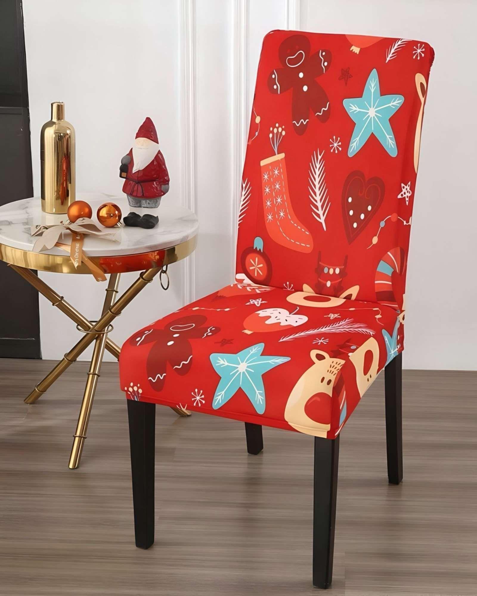 SET DE 6 FUNDAS PARA SILLAS DE NAVIDAD N16-3