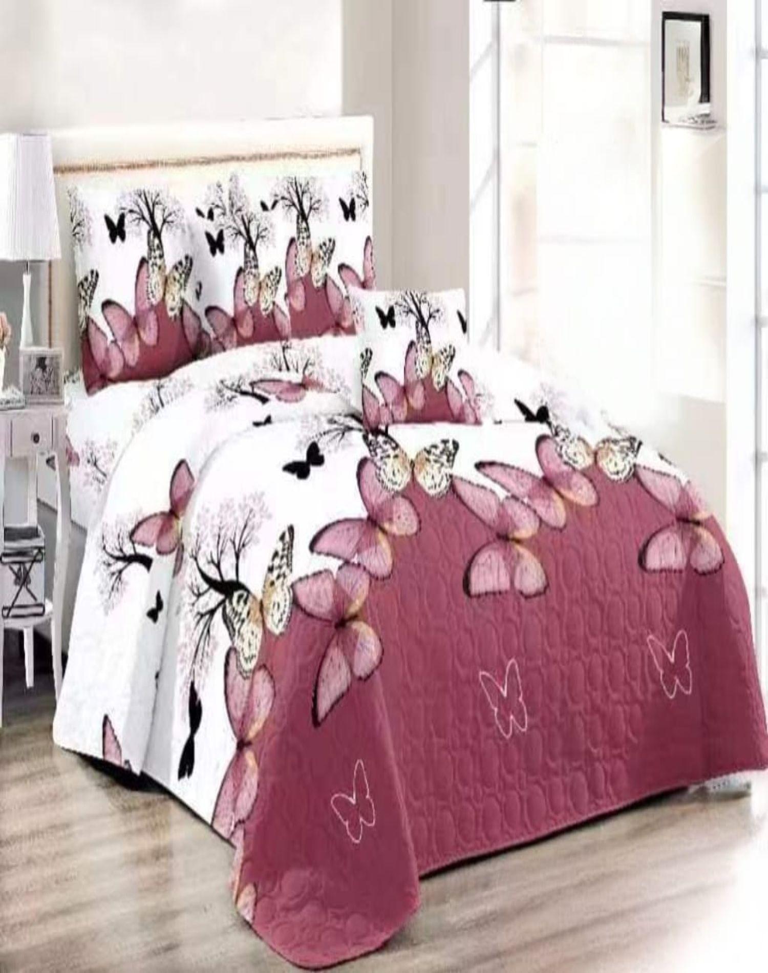 Cubrecama Quilt Diseño 2 Plazas - Primavera Verano C12-2