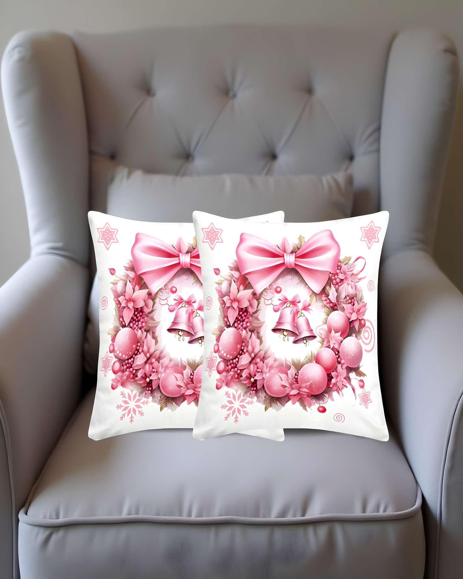 SET DE 2 FUNDAS DE COJINES DE NAVIDAD 45X45 CM A10-3