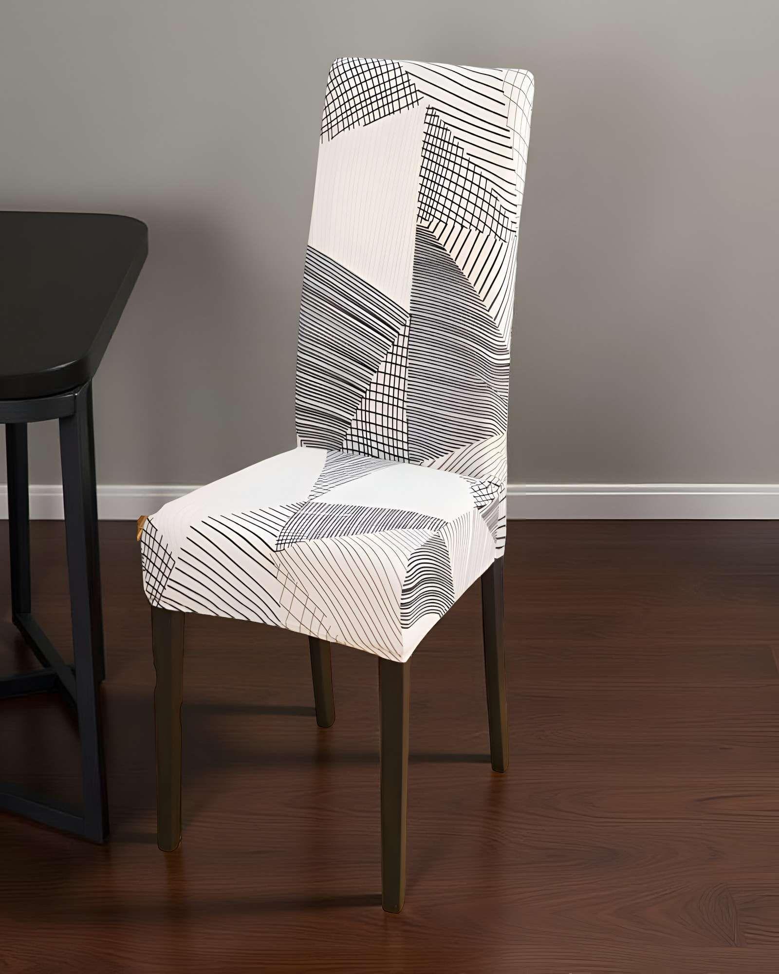 PACK DE 6 FUNDAS PARA SILLA ELASTICADAS CON DISEÑO ESTAMPADO F7-3