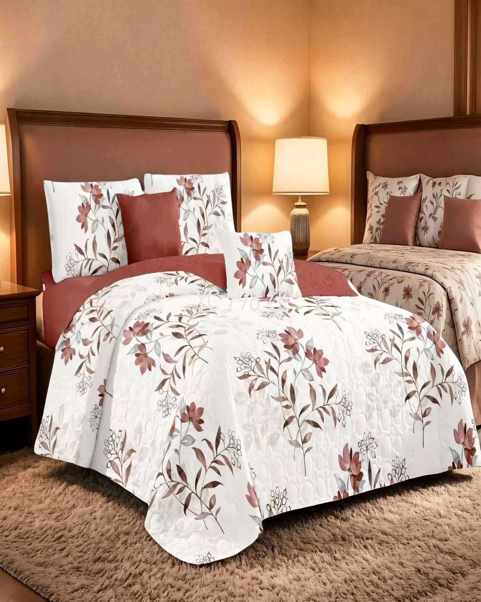 CUBRECAMA QUILT DE VERANO 2 PLAZAS CON DISENO 10-3