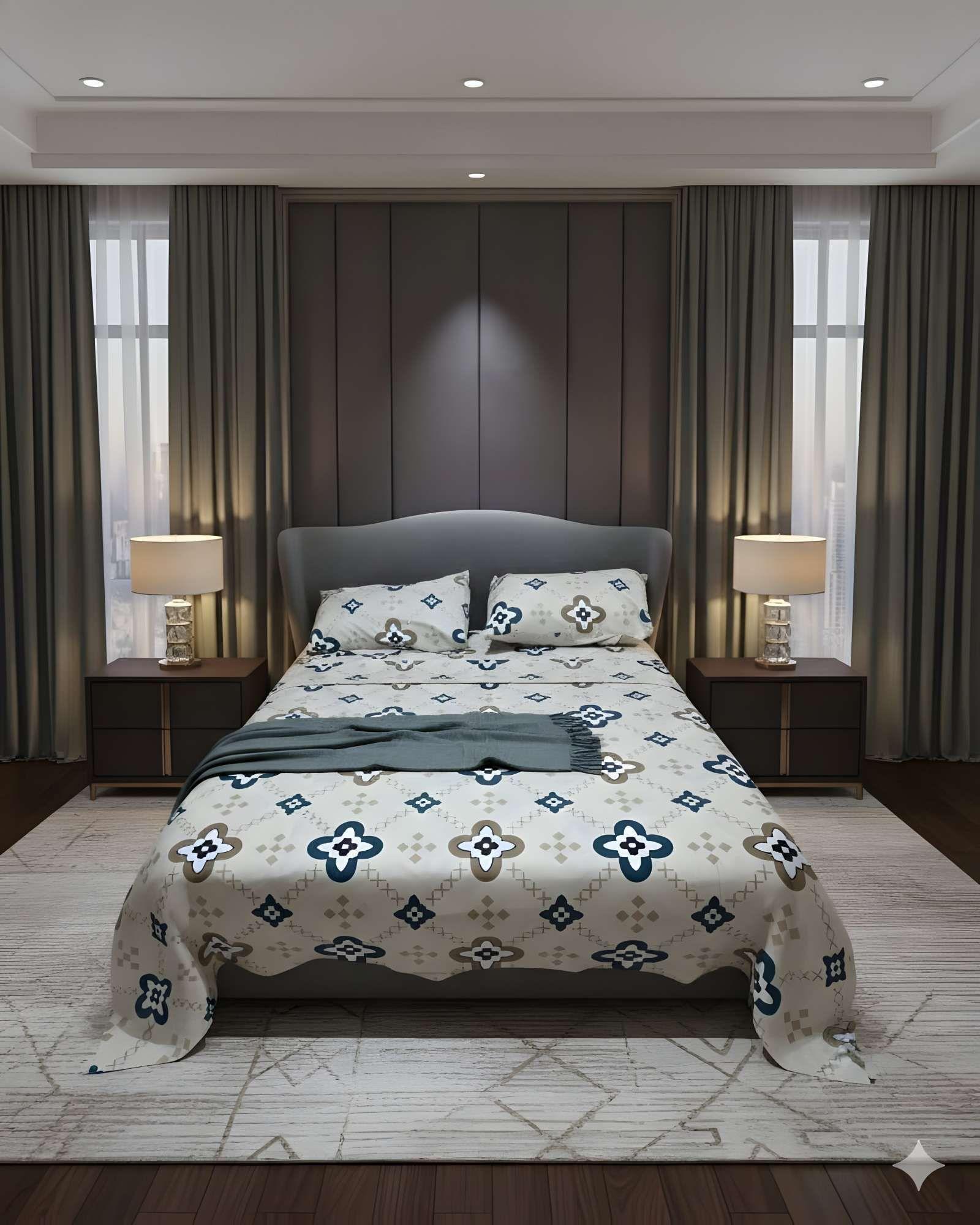 JUEGO DE SABANAS 100% EXTRASUAVE PLAZA Y MEDIA BEIGE-2