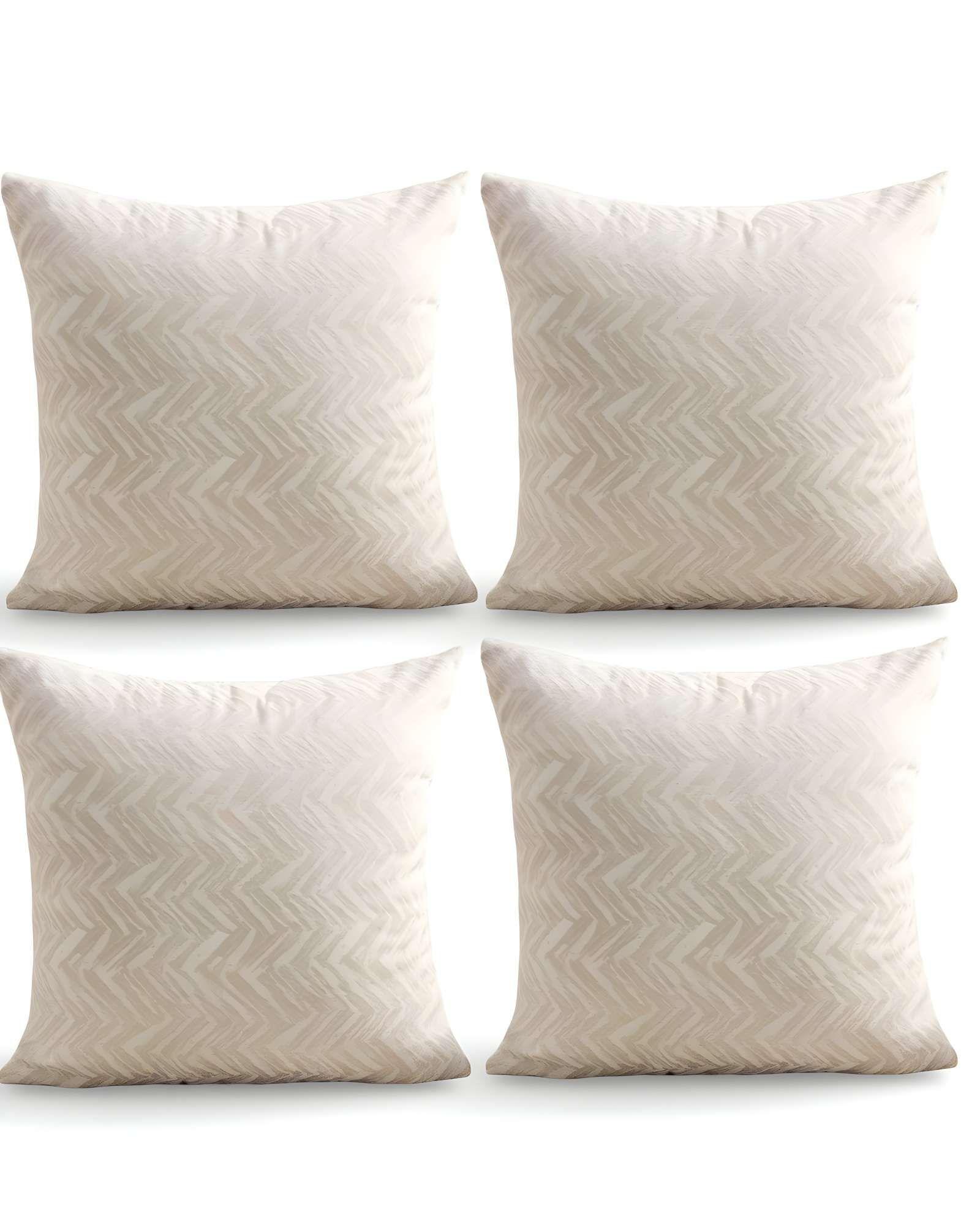 PACK DE 4 FUNDAS DE COJINES DISEÑO MAILLARD 45CM X 45 CM BEIGE-0