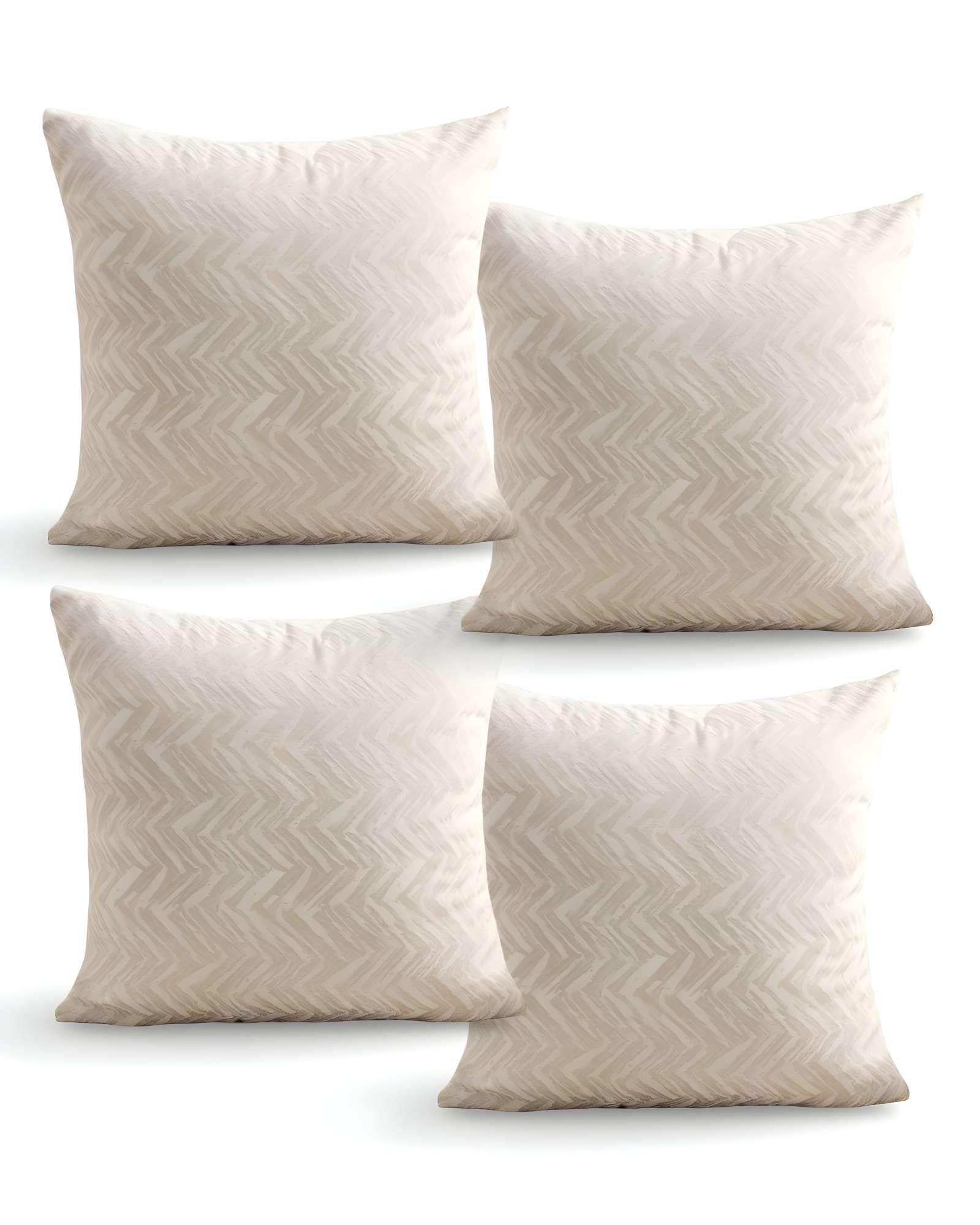 PACK DE 4 FUNDAS DE COJINES DISEÑO MAILLARD 45CM X 45 CM BEIGE-2