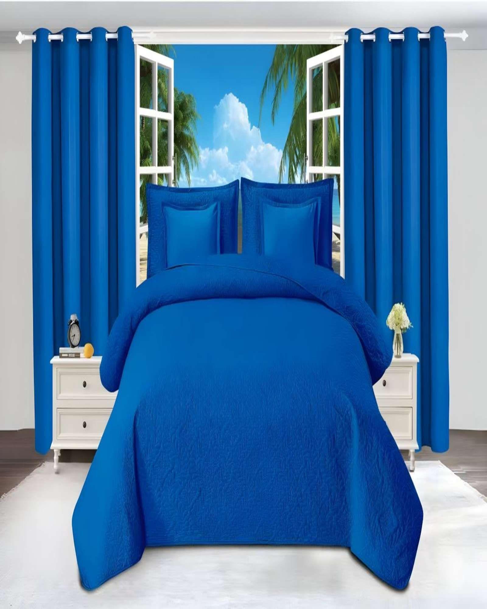 CUBRECAMA QUILT DELGADO CON 9 PIEZAS 2 PLAZAS 17-3