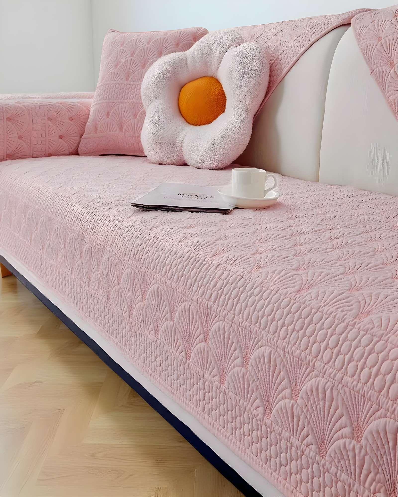 PACK DE 5 FUNDAS PARA SOFA CON DISEÑO F1 ROSA-2