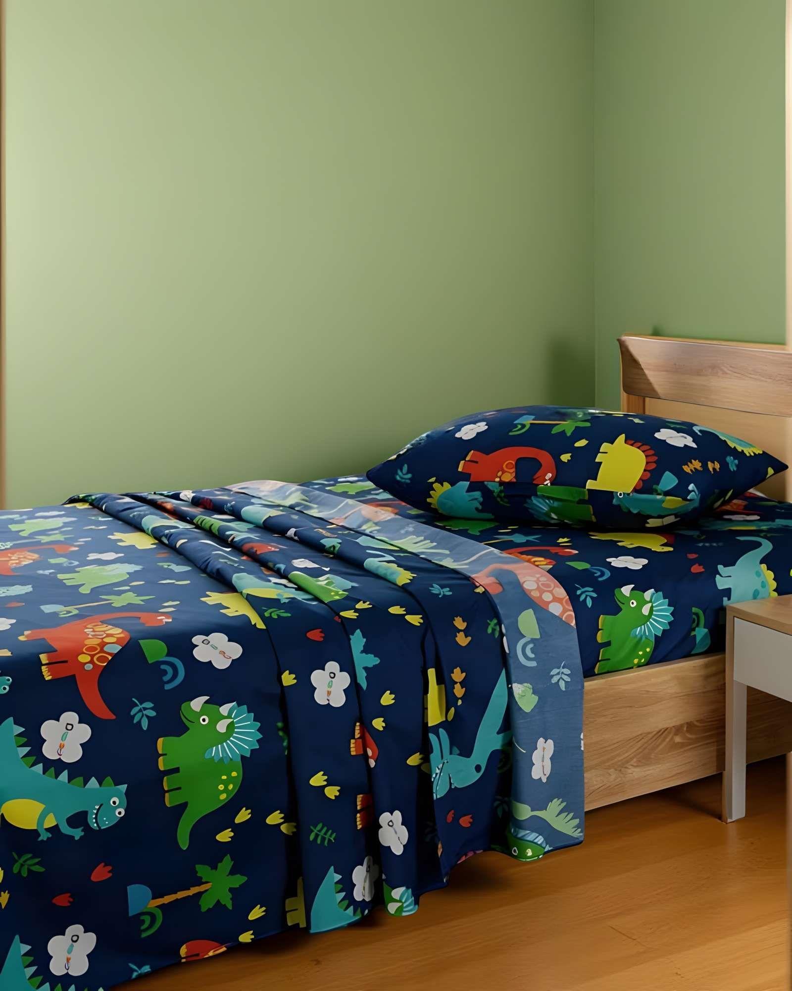 JUEGO DE SABANA INFANTIL DE 100 HILOS 1.5 PLAZAS D5-3