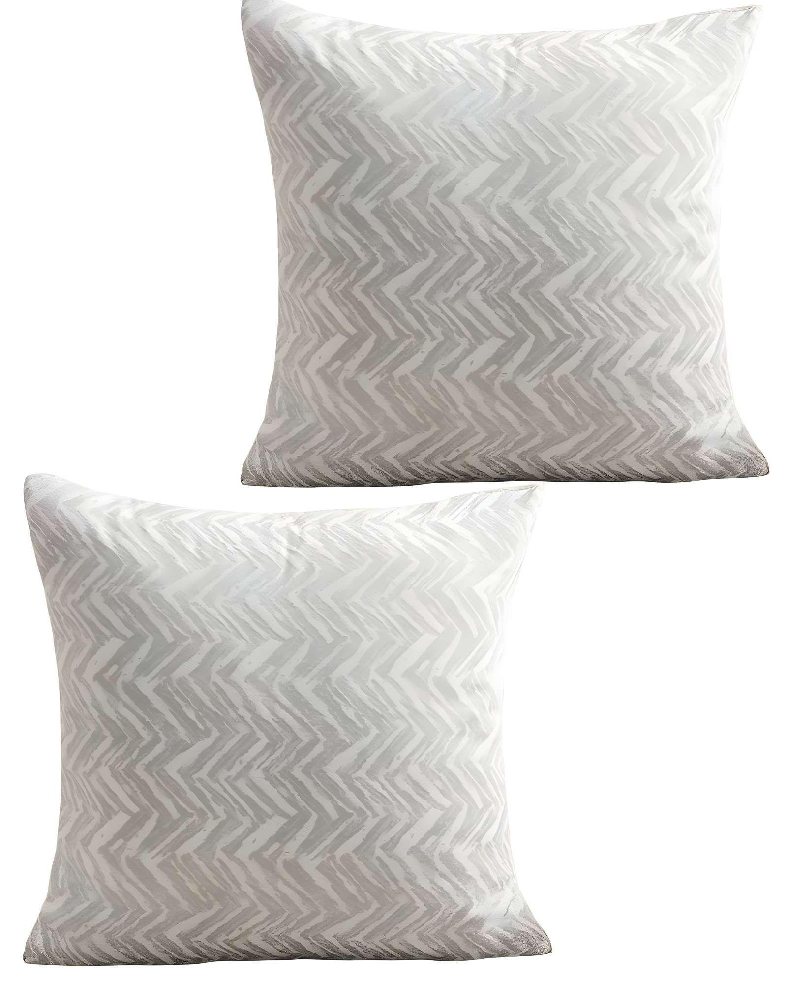 PACK DE 2 FUNDAS DE COJINES DISEÑO MAILLARD 45CM X 45 CM BLANCO-2