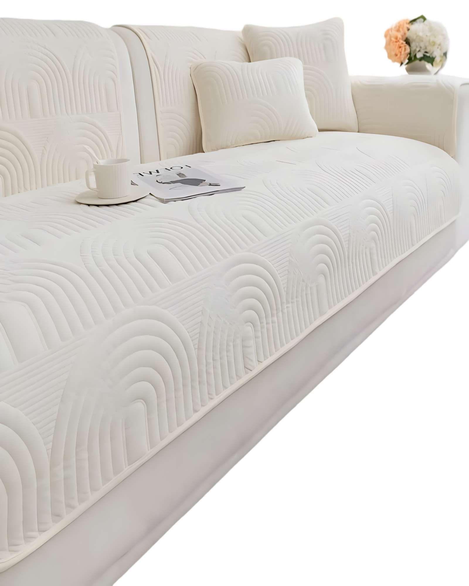 PACK DE 5 FUNDAS PARA SOFA CON DISEÑO J2 BLANCO-1