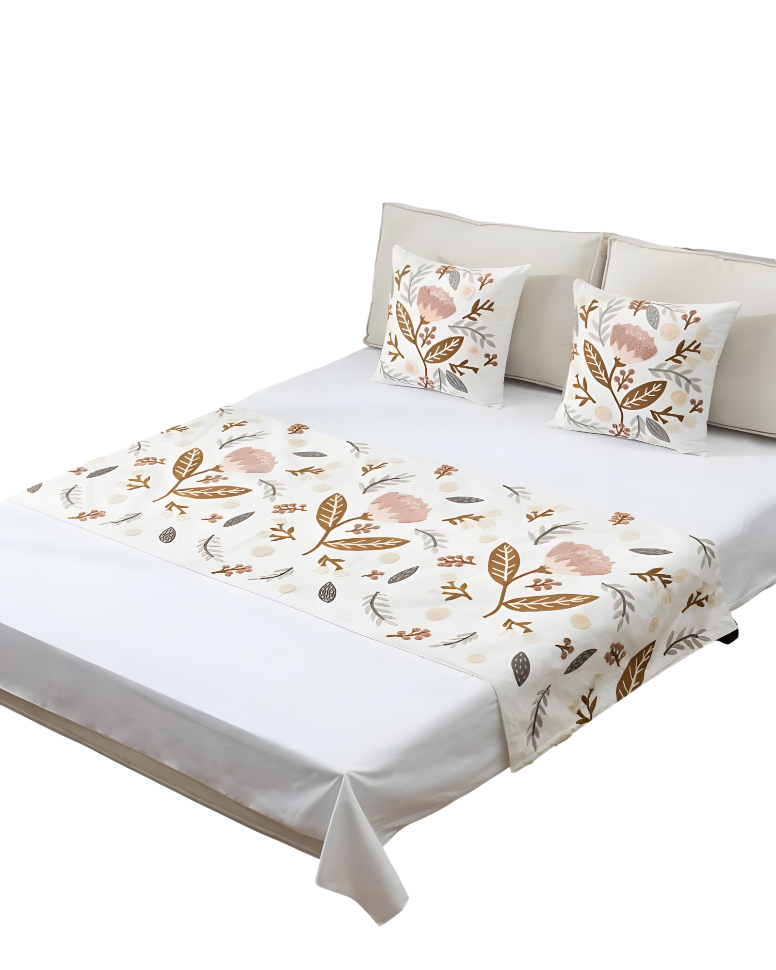 PIECERA BORDADA CON DOS FUNDAS BLANCO 06-1
