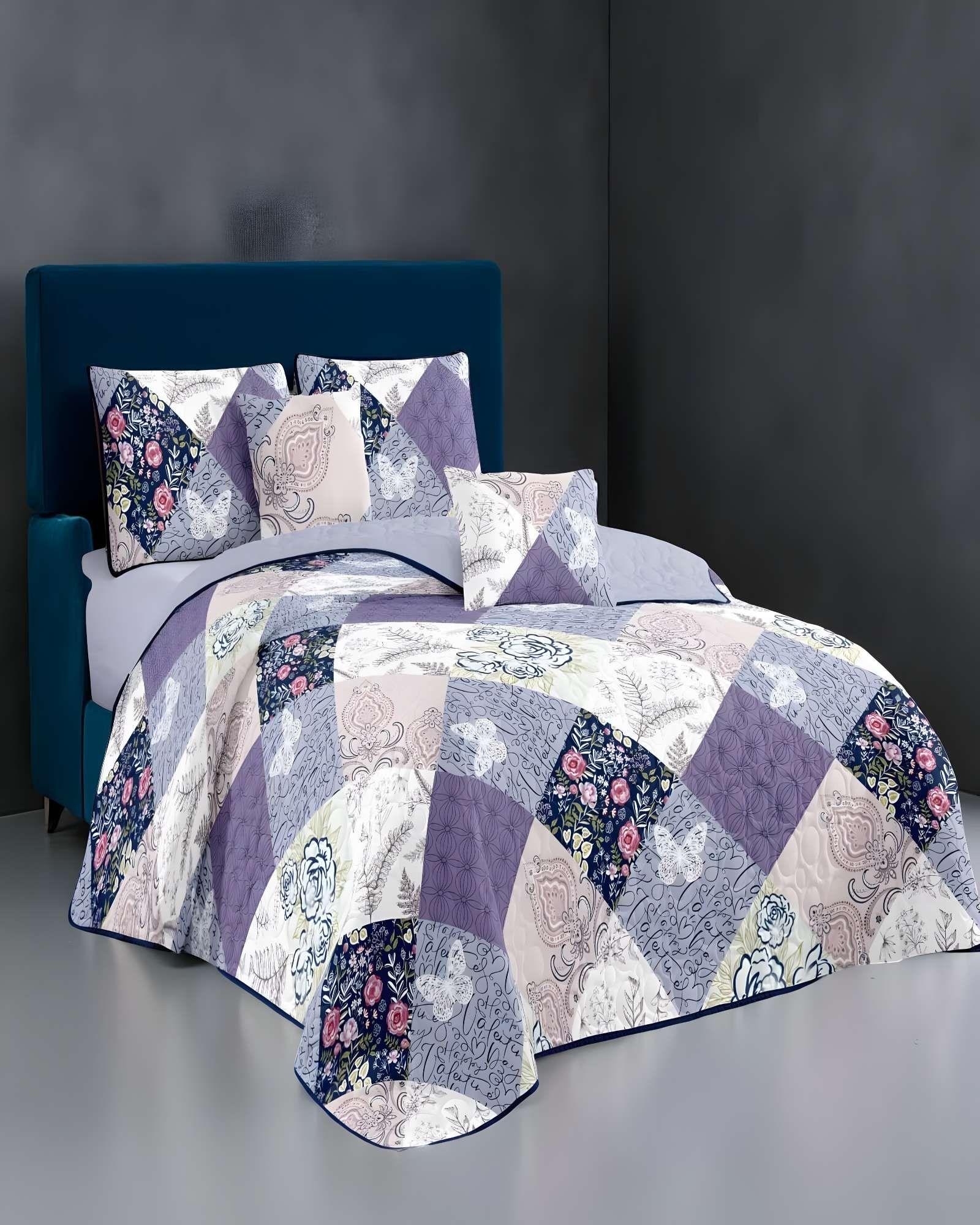 CUBRECAMA QUILT DE VERANO KING MULTICOLOR 01-2