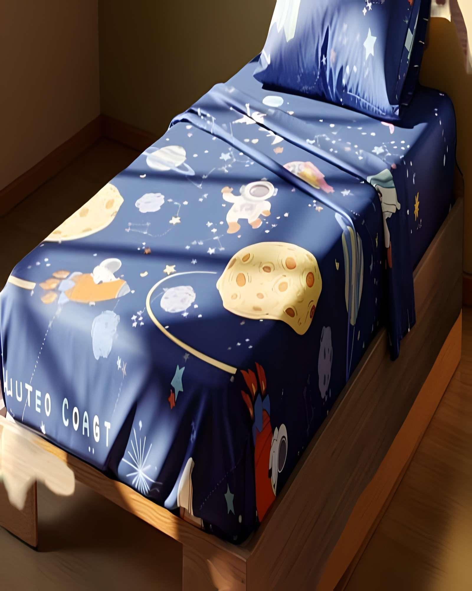 JUEGO DE SABANA INFANTIL DE 100 HILOS 1.5 PLAZAS D4-3