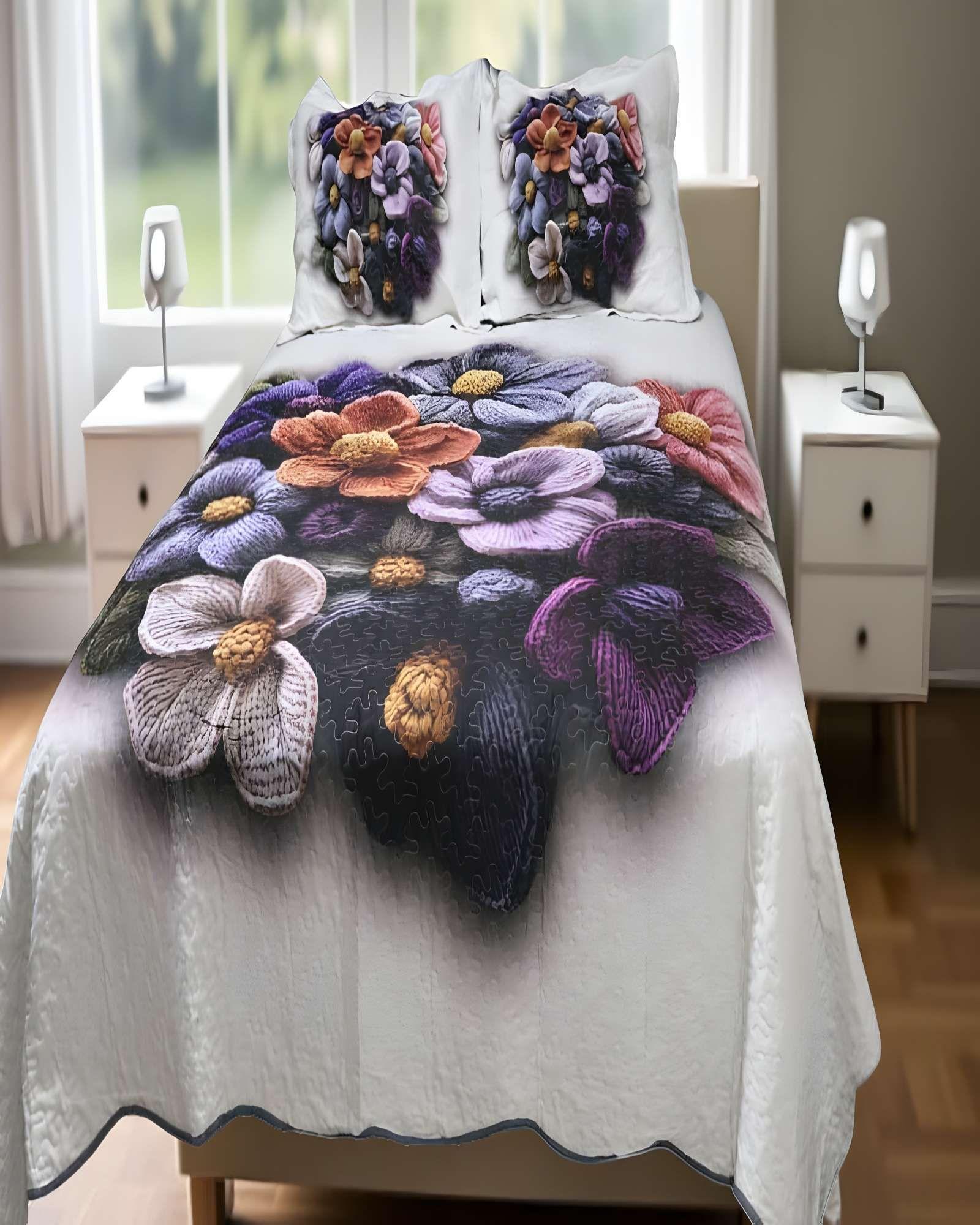 CUBRECAMA DE VERANO 3D 2 PLAZAS 230 X 250 CM V06-3