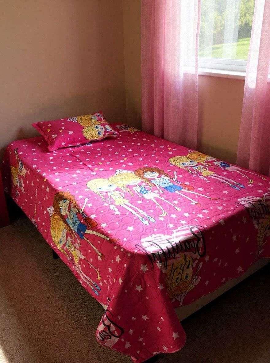 juego de Cubrecama quilt infantil de Verano para niñas 02-3