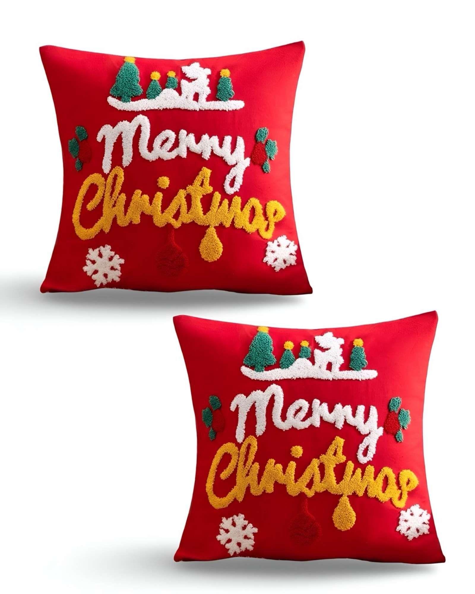SET DE 2 FUNDAS DE COJIN PARA NAVIDAD K21-0