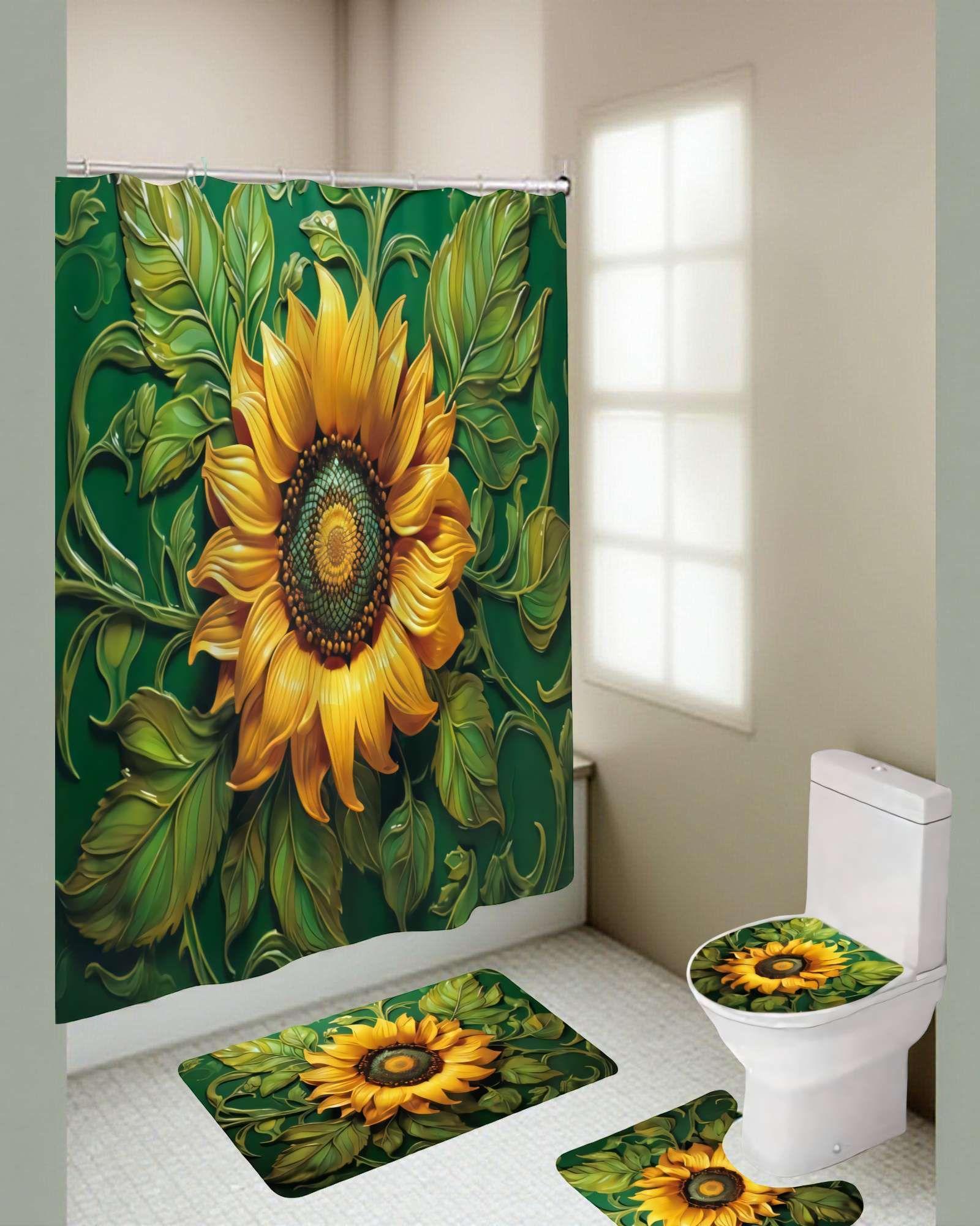 SET DE 4 PIEZAS PARA BAÑO CON ESTAMPADO 22-3