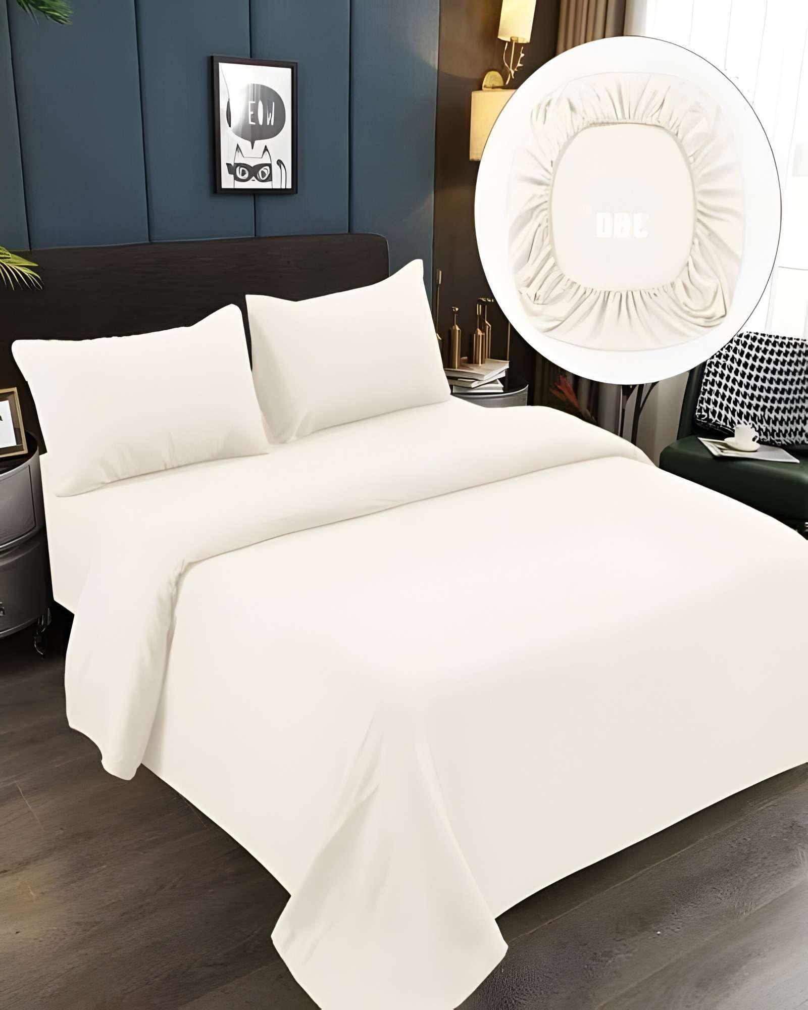 JUEGO DE SABANAS DE 500 HILOS SUPER-KING BEIGE CLARO-3