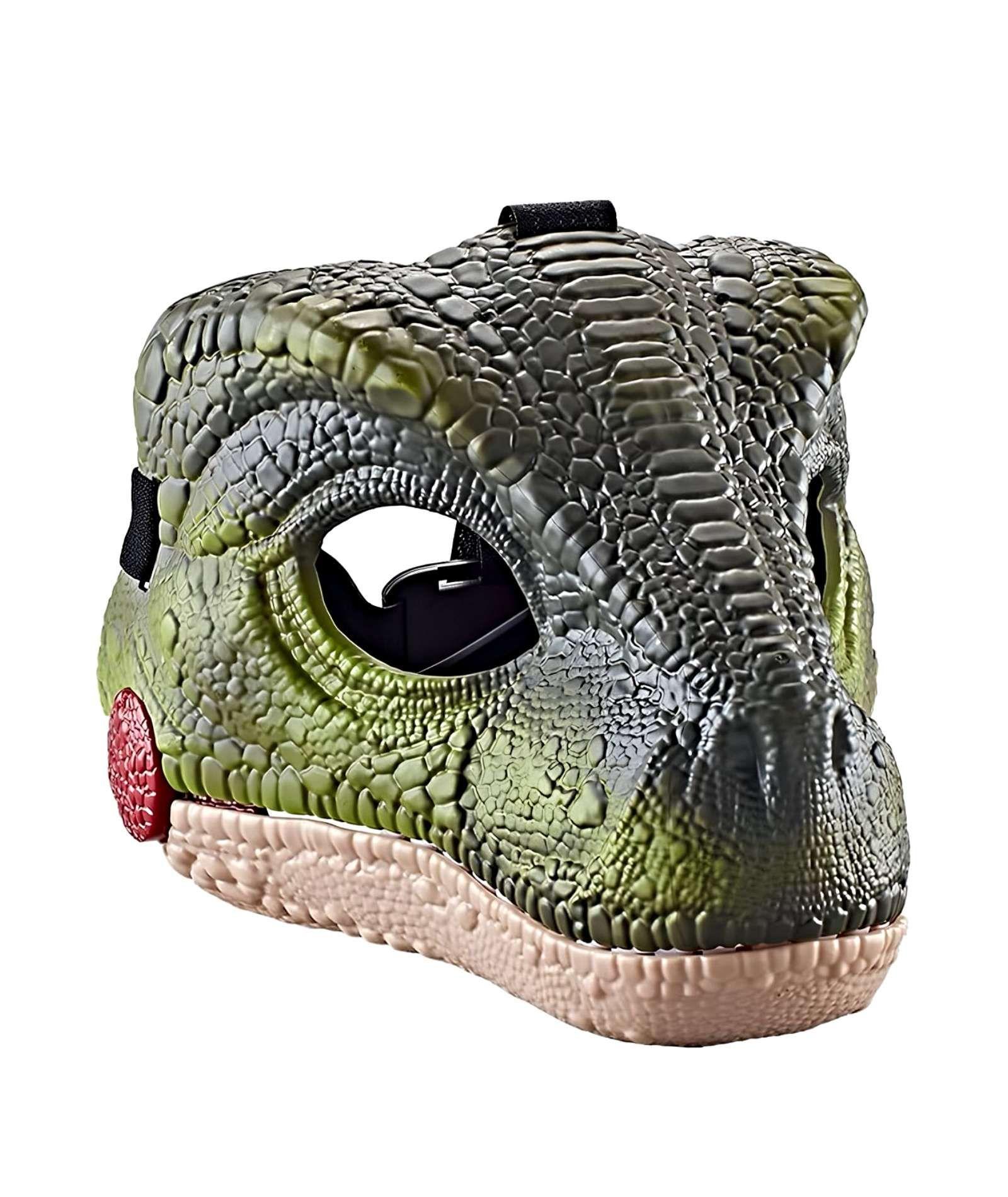 Juguete Máscara infantil de Dinosaurio VERDE-0