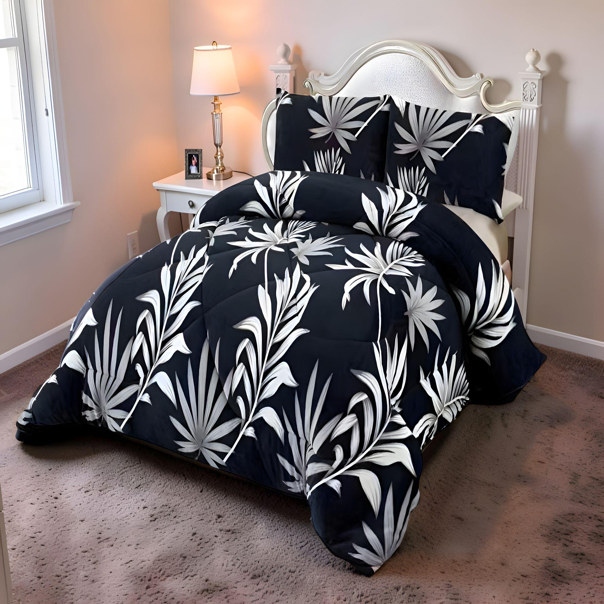 PLUMON INVIERNO CON DISEÑO 2 PLAZA 230CM X 250CM 8-1
