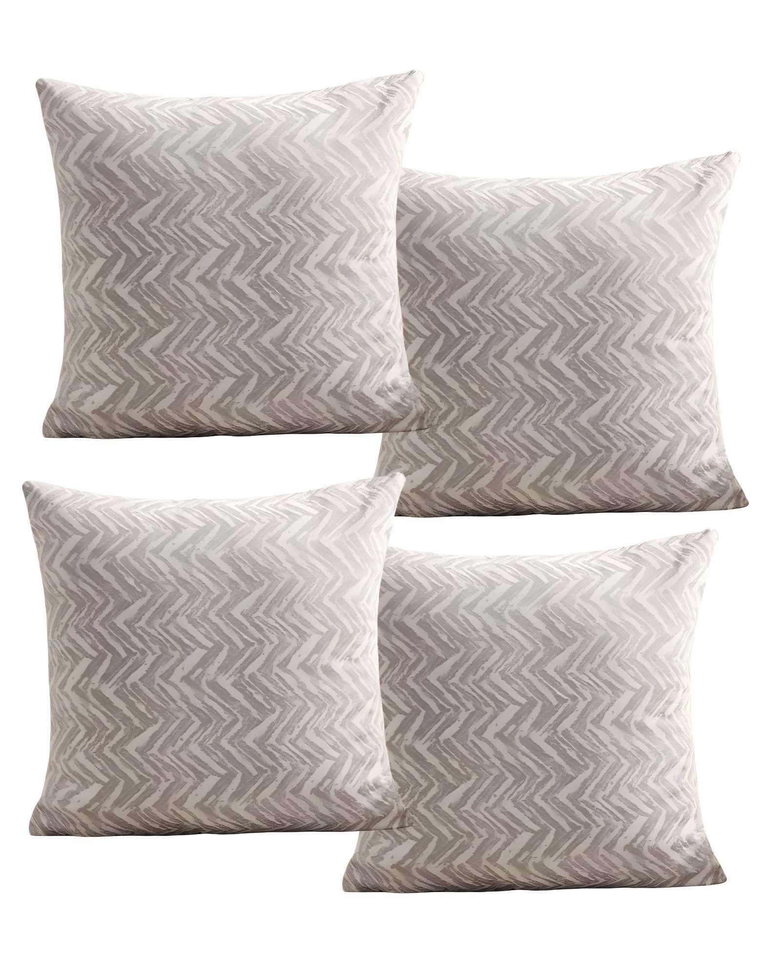 PACK DE 4 FUNDAS DE COJINES DISEÑO MAILLARD 45CM X 45 CM GRIS-2