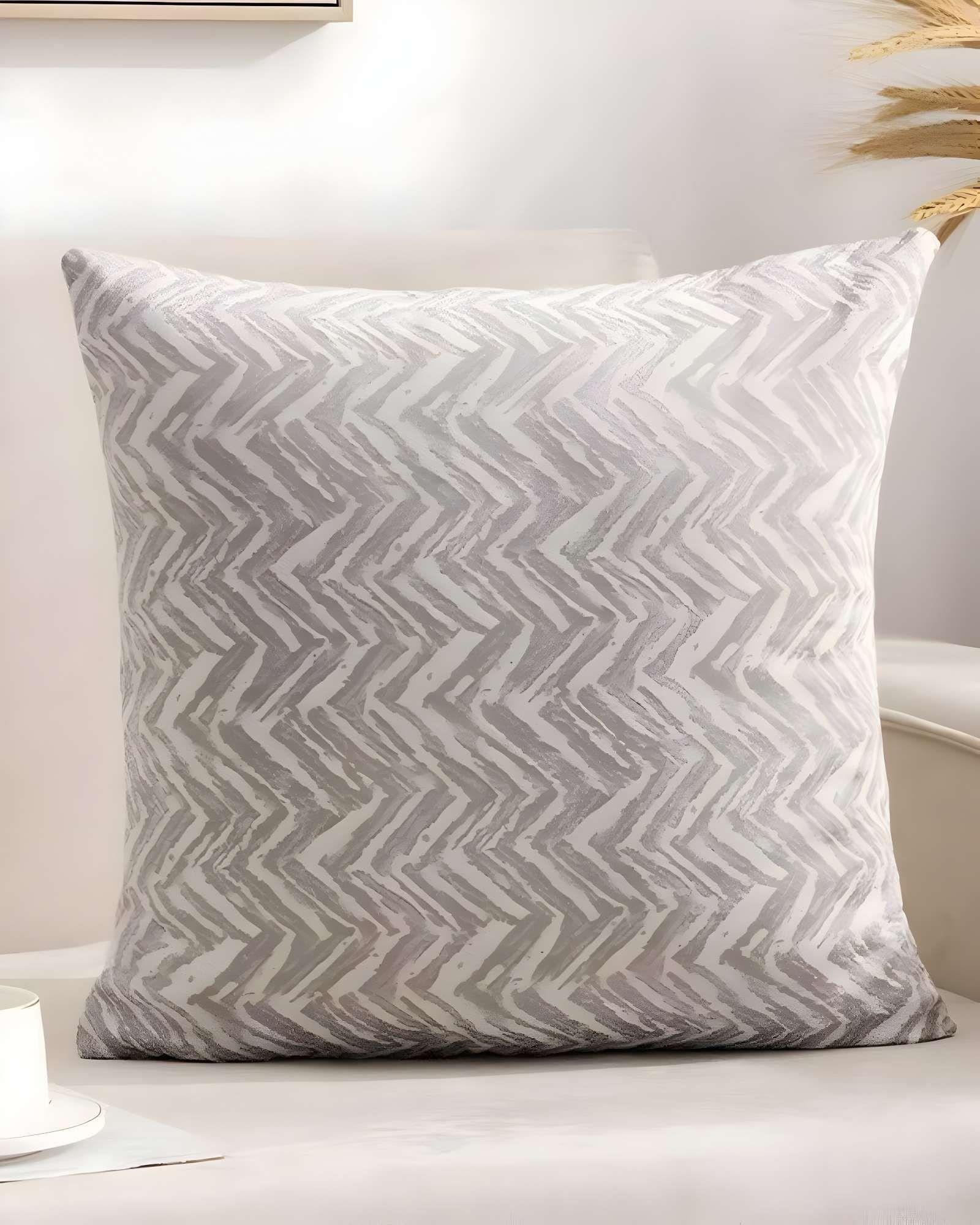 PACK DE 4 FUNDAS DE COJINES DISEÑO MAILLARD 45CM X 45 CM GRIS-3