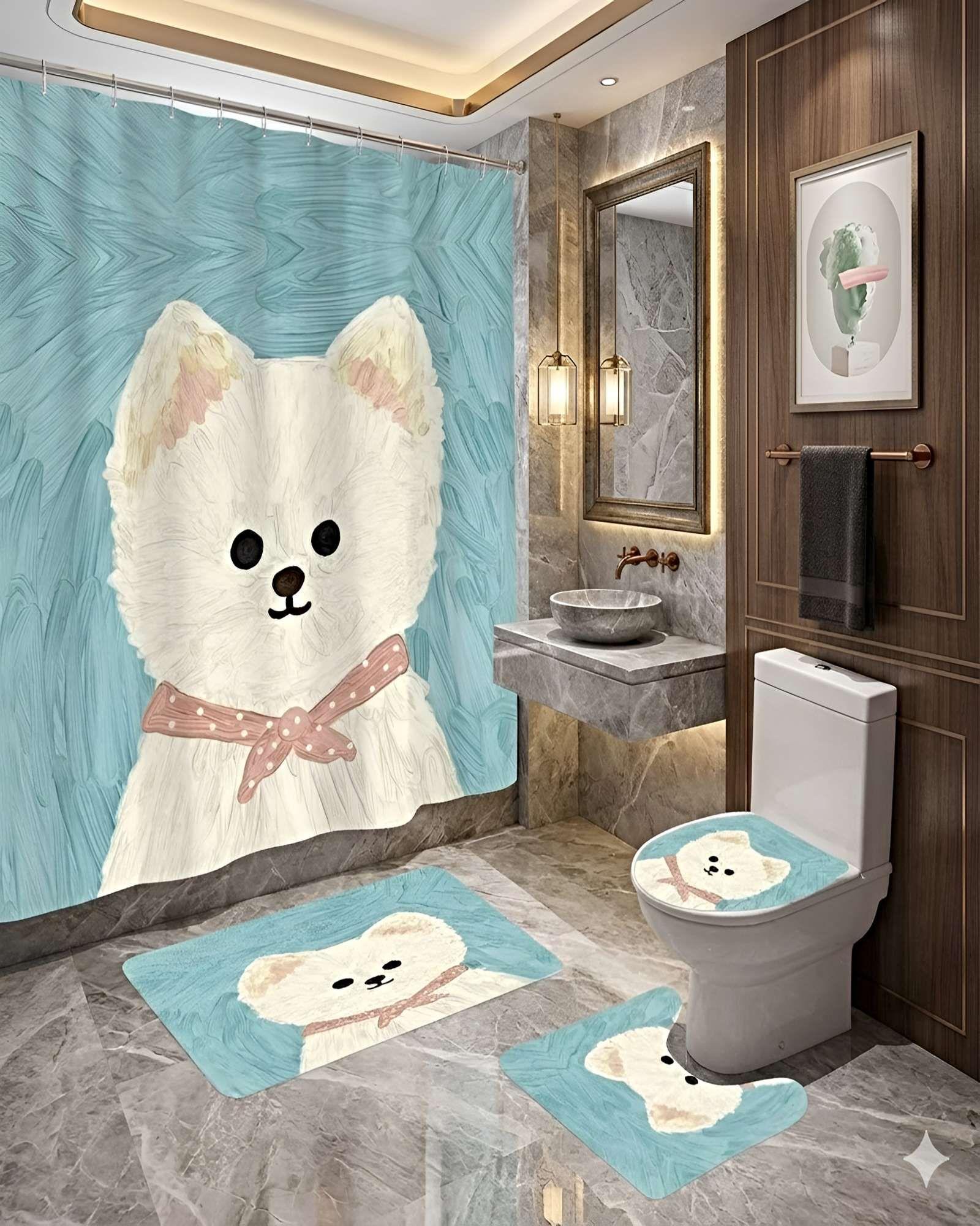 SET DE BAÑO COMPLETO MODELOS UNICOS 4 PIEZAS S09-3