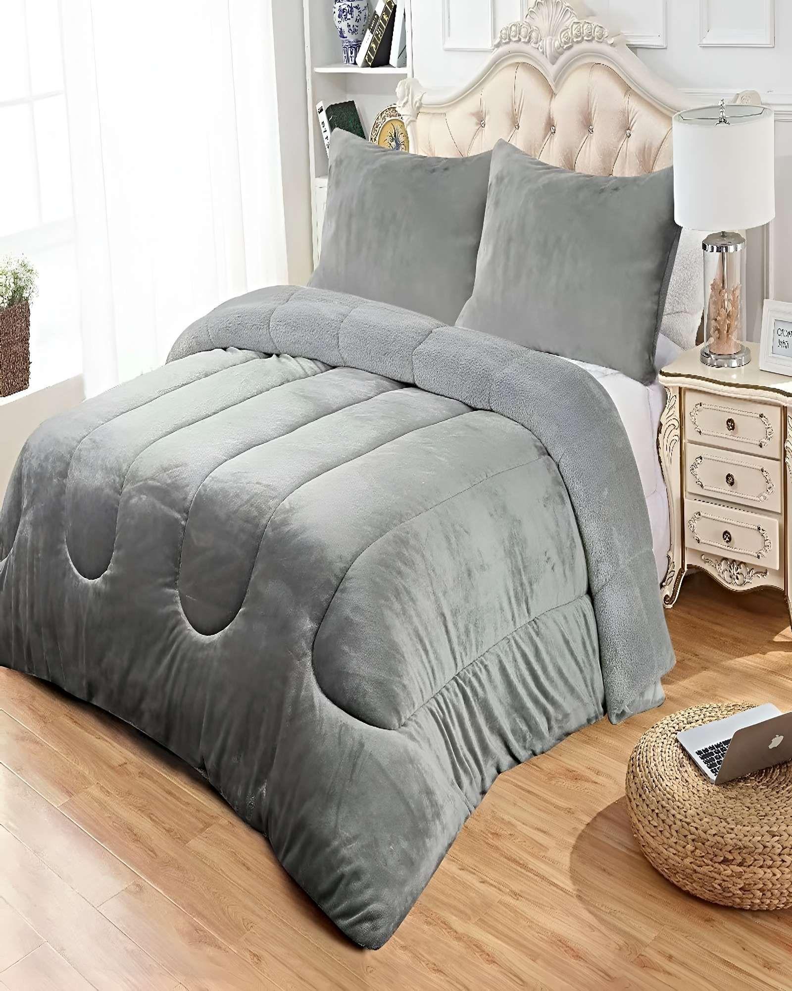 COBERTOR DE INVIERNO PLUSH KING 250X270CM P8-3