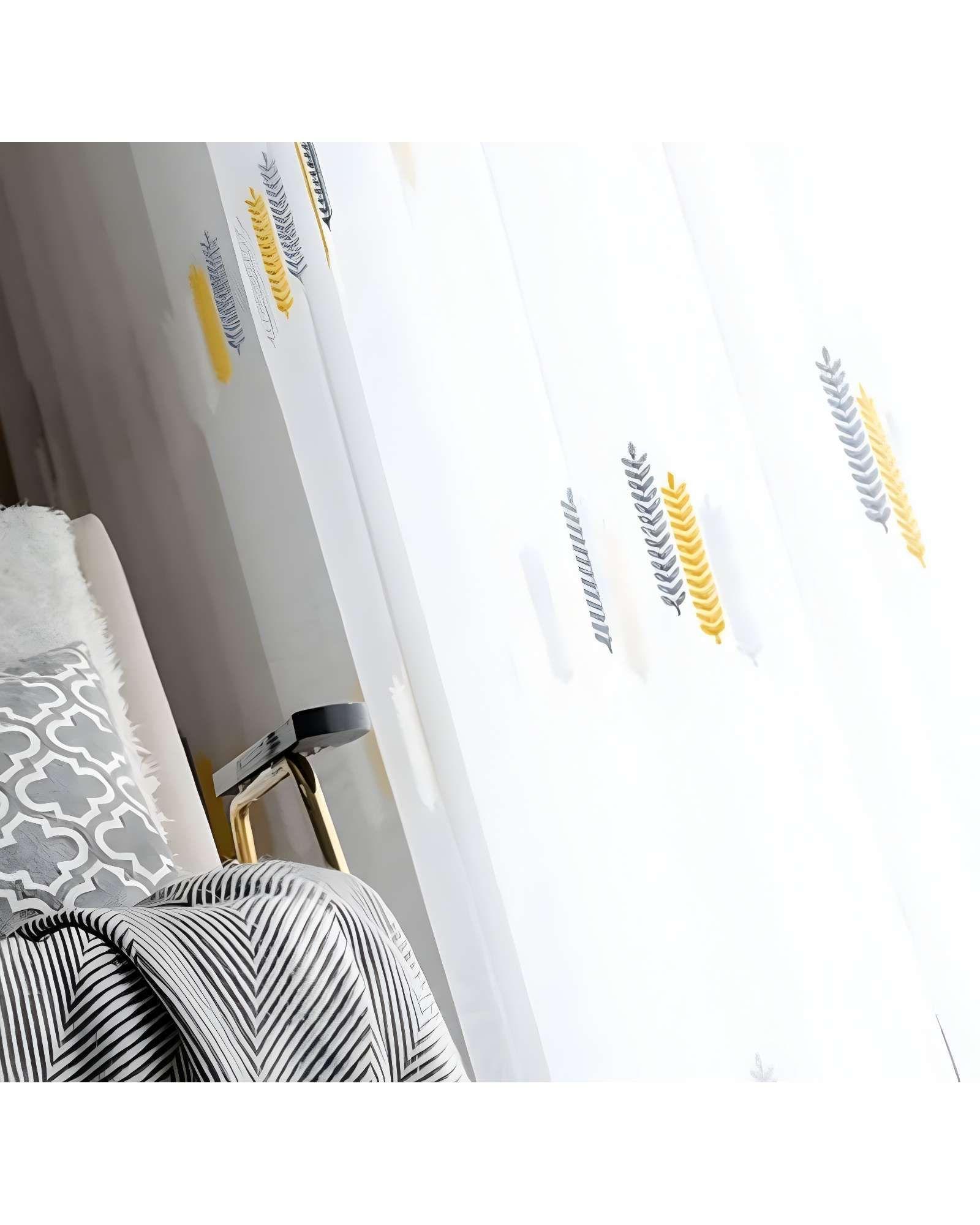 VISILLO CORTINA ESPIGAS  140x230 Cm 2 PAÑOS-3