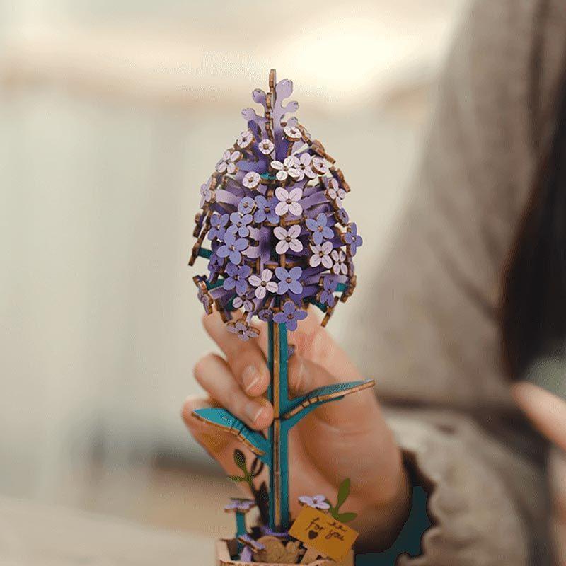 Flor de Madera Lilas Licac Rolife-2