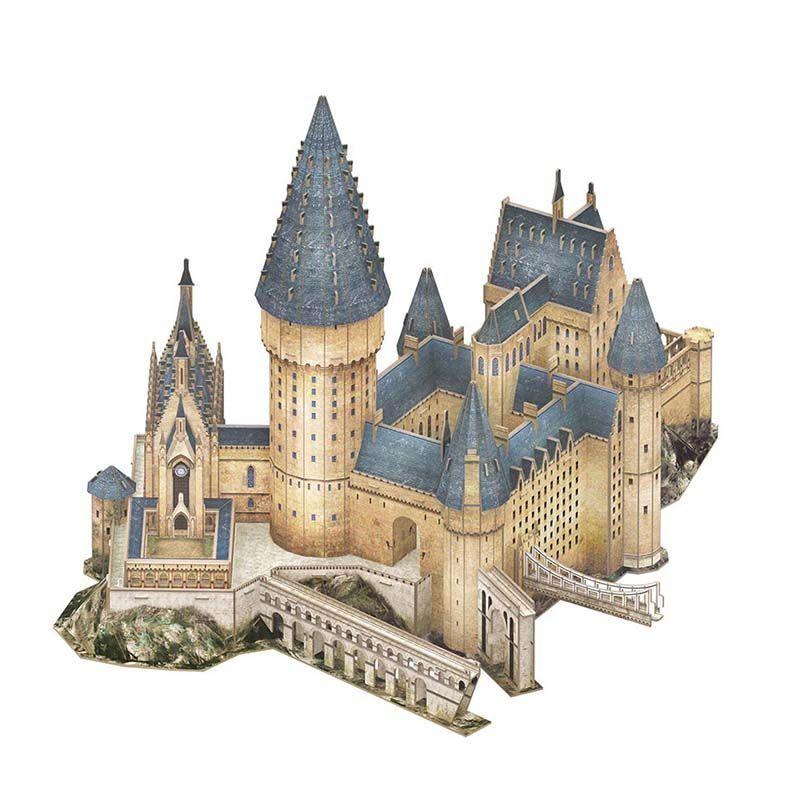Harry Potter Great Hall Gran Salon Rompecabezas 3D Cubicfun-1